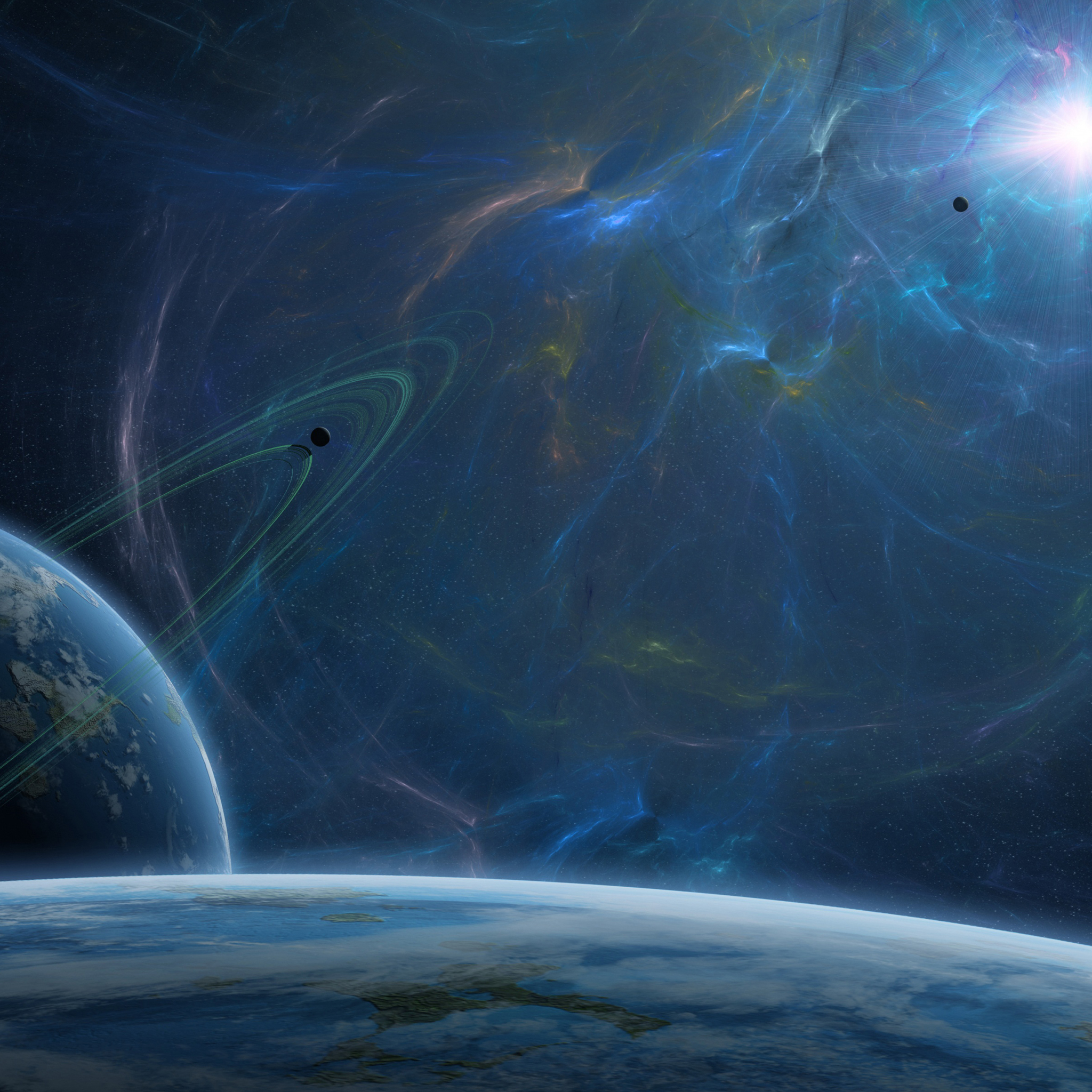 ipad air fondo de pantalla 2048x2048,atmósfera,espacio exterior,cielo,objeto astronómico,espacio