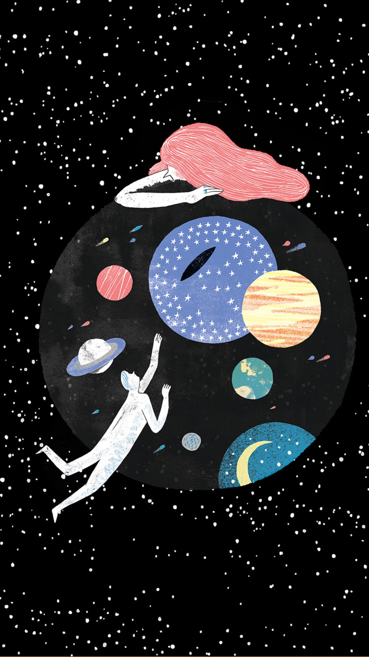 wallpaper untuk iphone 6,illustration,cartoon,space,outer space,font