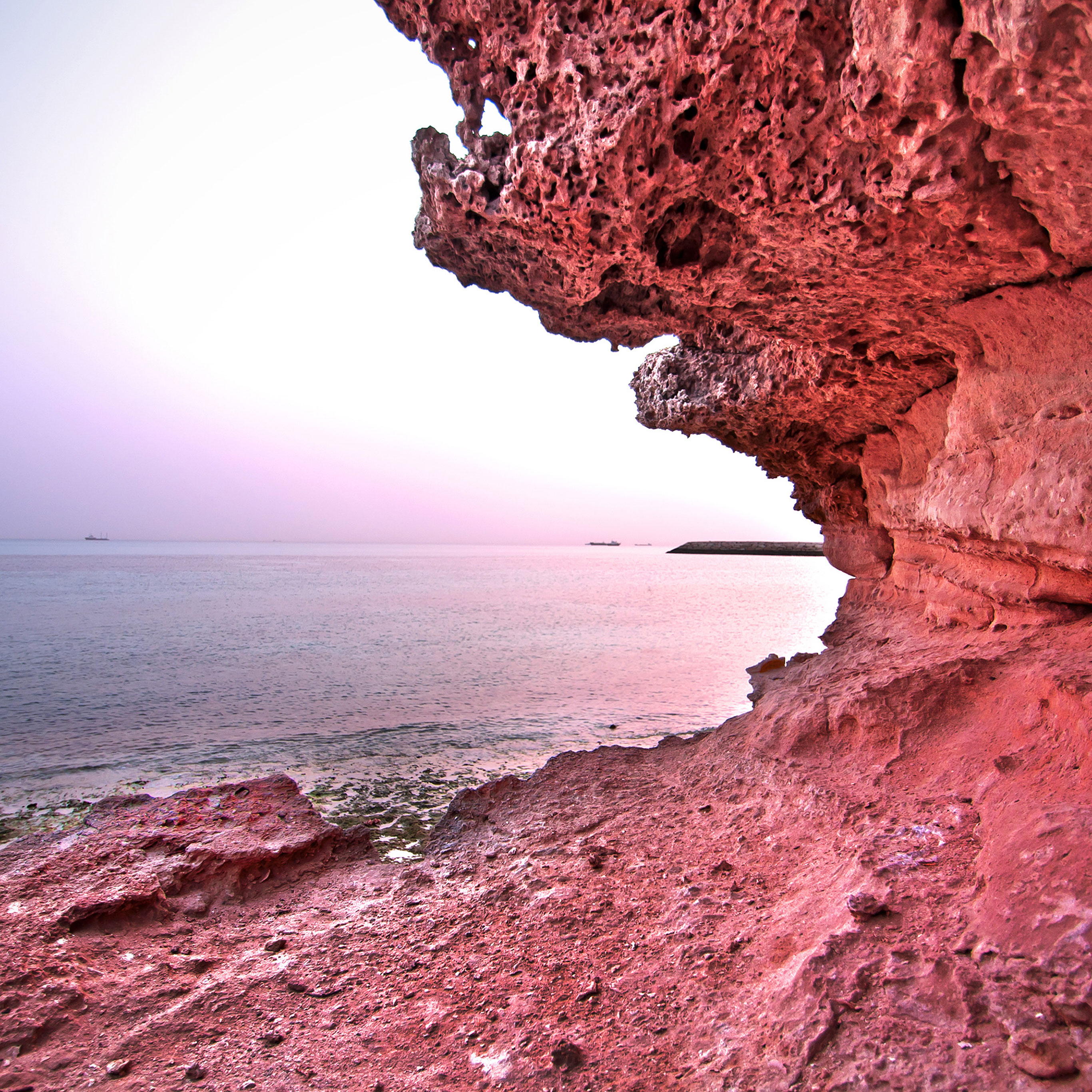 fonds d'écran ipad pro,roche,formation,falaise,mer,côte