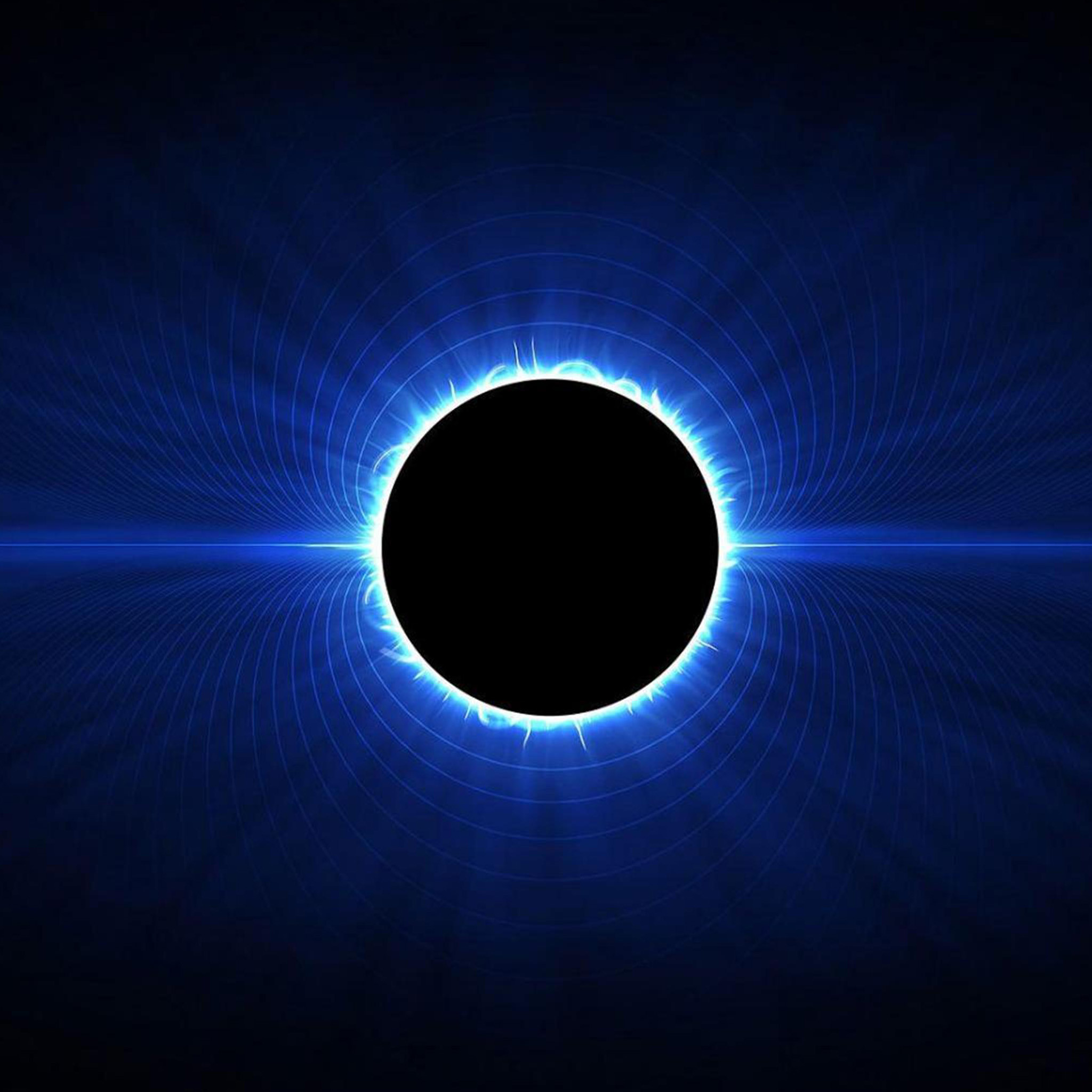 ipad air fondo de pantalla 2048x2048,corona,ligero,atmósfera,eclipse,cielo