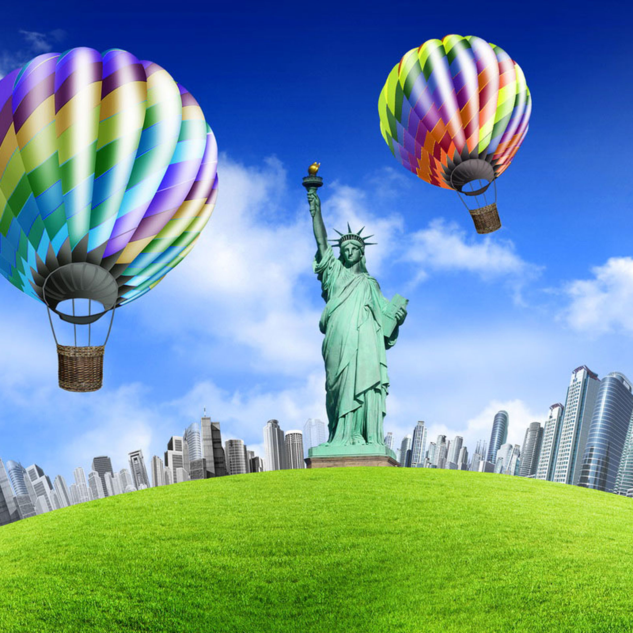 ipad air wallpaper 2048x2048,heißluftballon fahren,heißluftballon,himmel,fahrzeug,flugzeug
