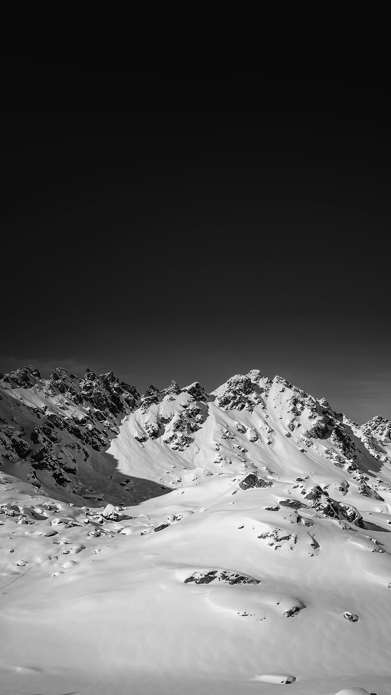 6 plus tapete,weiß,schnee,berg,schwarz,himmel