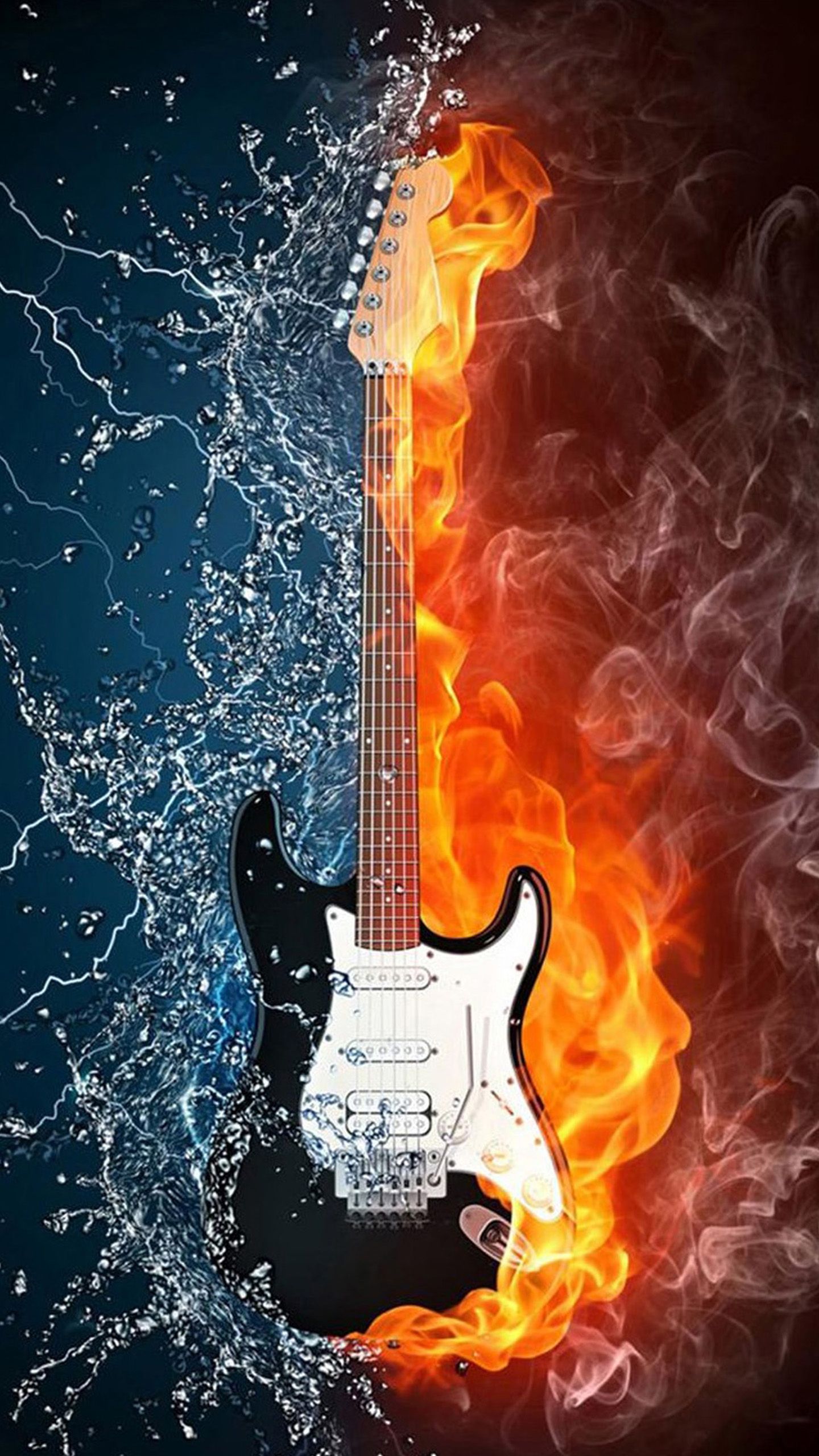 hd water wallpapers for mobile,guitar,electric guitar,string instrument,plucked string instruments,musical instrument