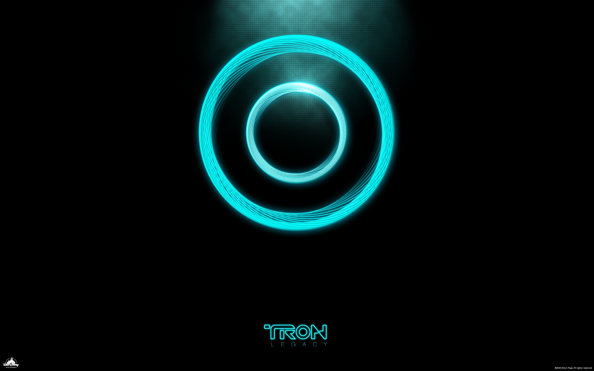 tron legacy wallpaper,kreis,licht,grafikdesign,elektrisches blau,schriftart