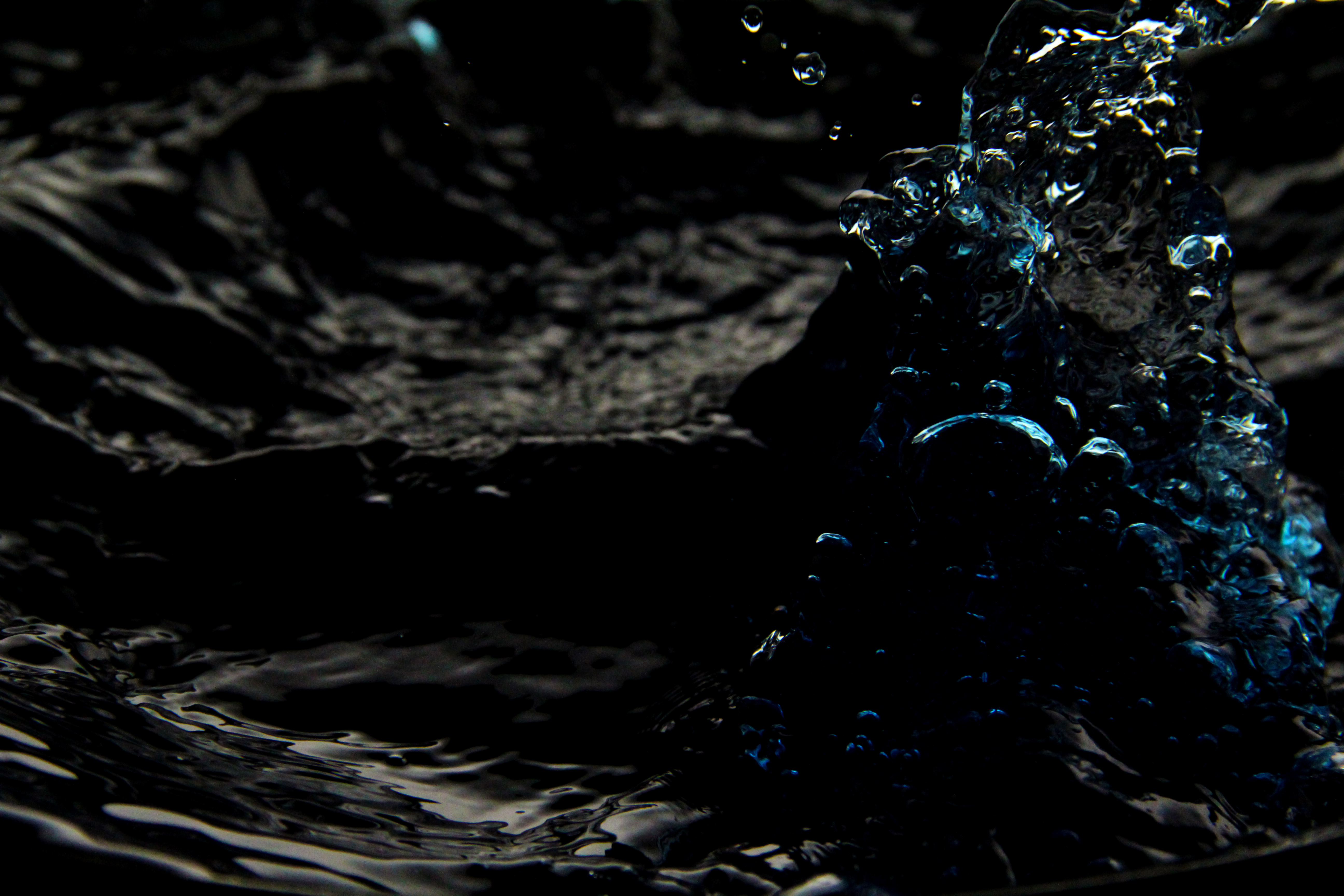 black water wallpaper,water,black,darkness,blue,liquid