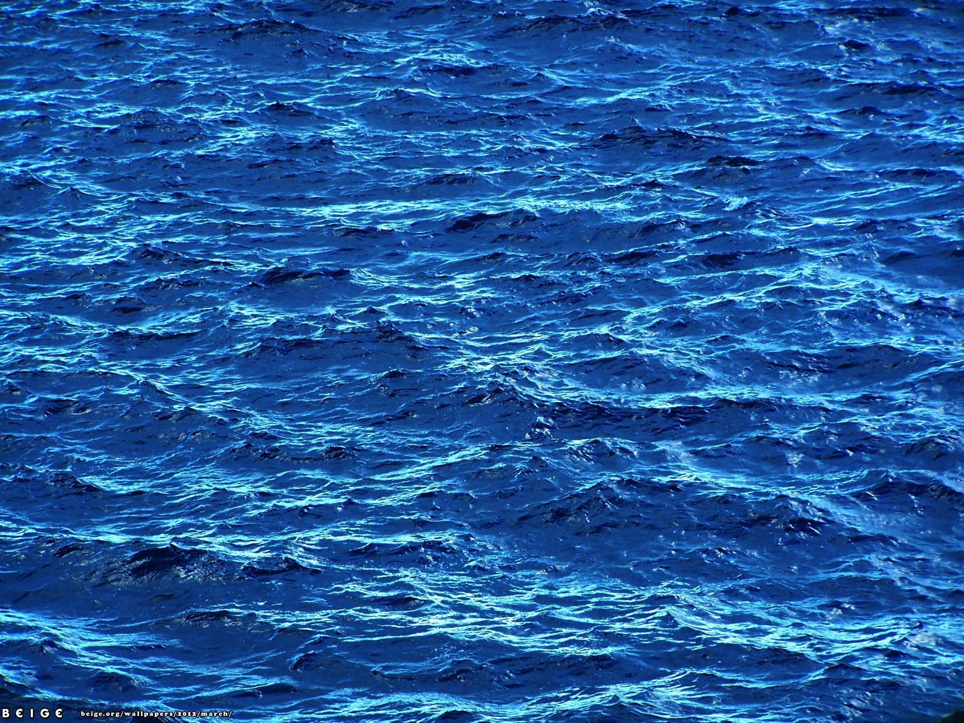 青い水の壁紙,青い,水,海洋,海,波