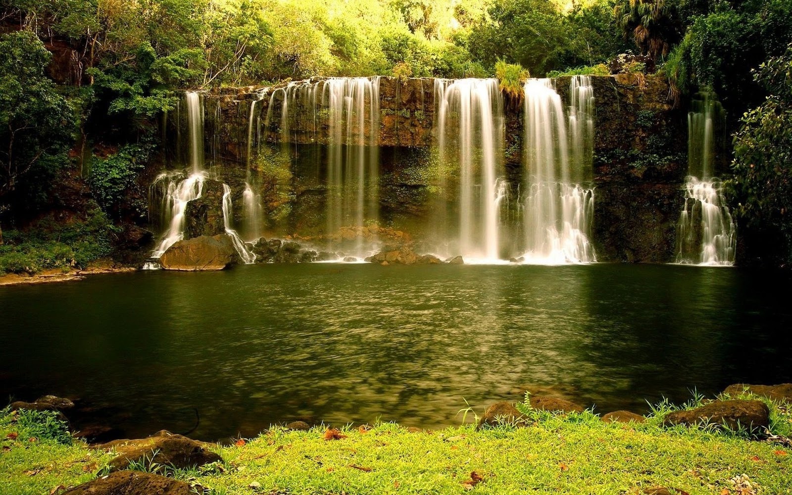 美しい水の壁紙,滝,水資源,水域,自然の風景,自然