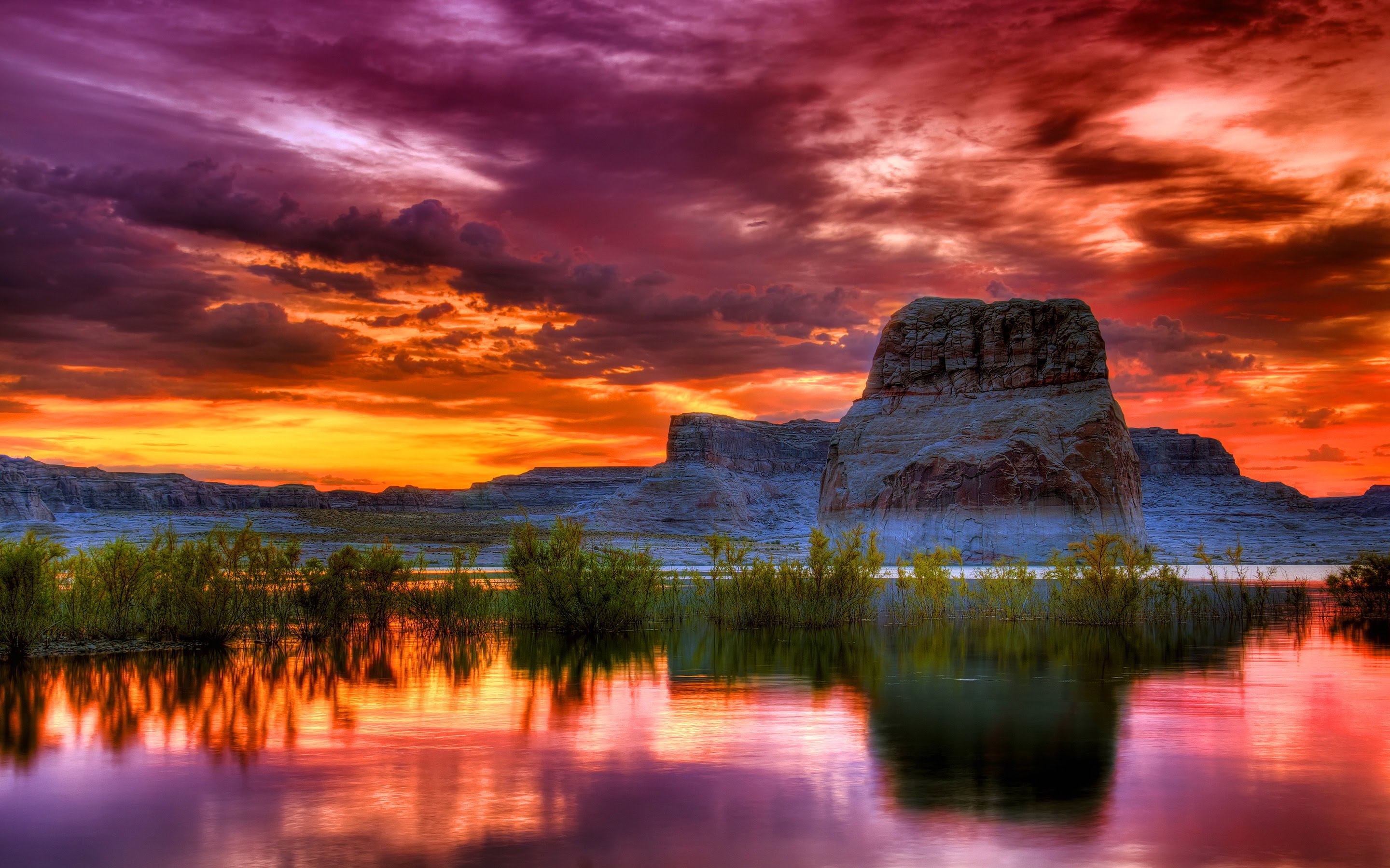 water high resolution wallpaper,sky,natural landscape,nature,reflection,water