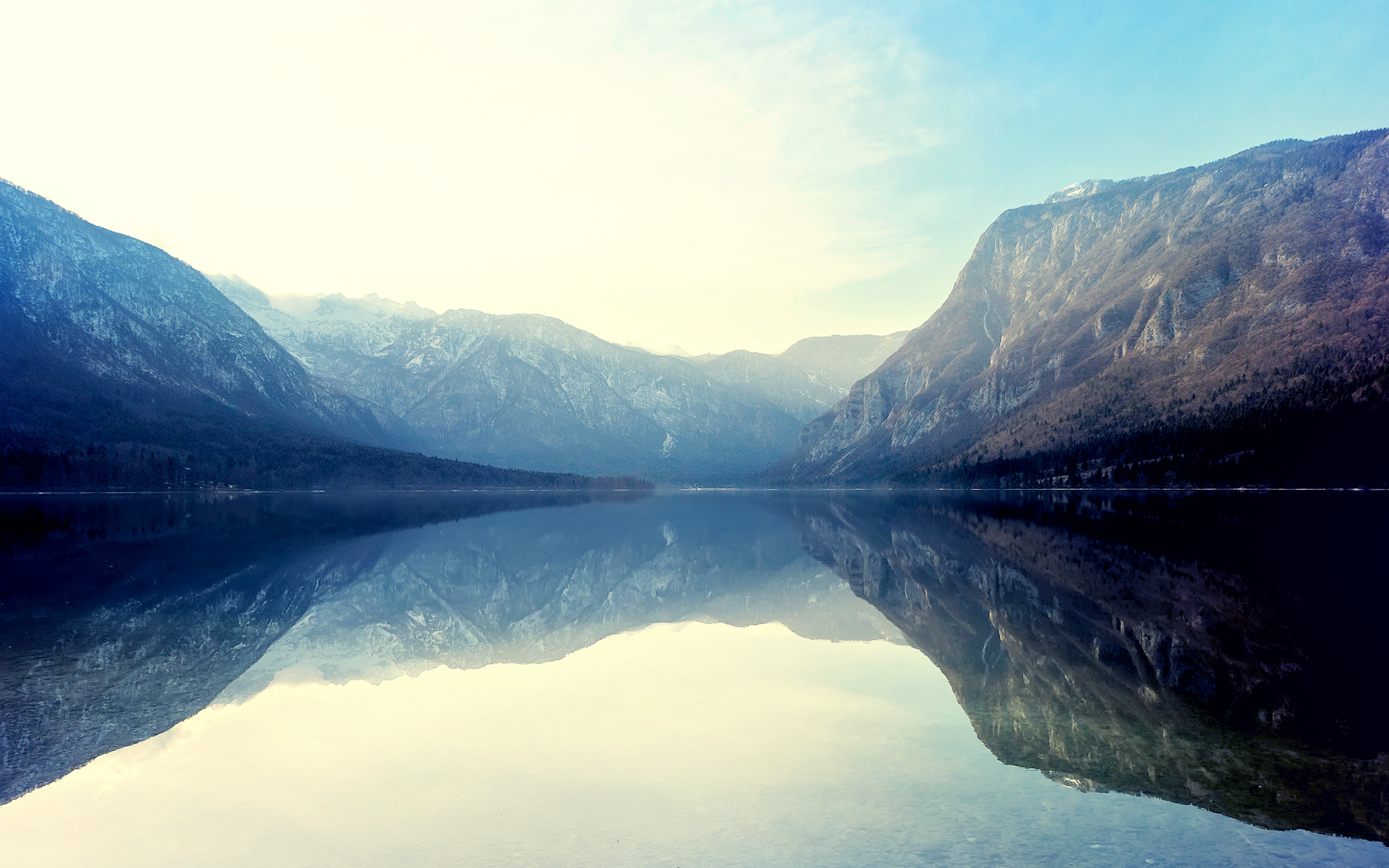 water image wallpaper,sky,body of water,nature,reflection,mountain