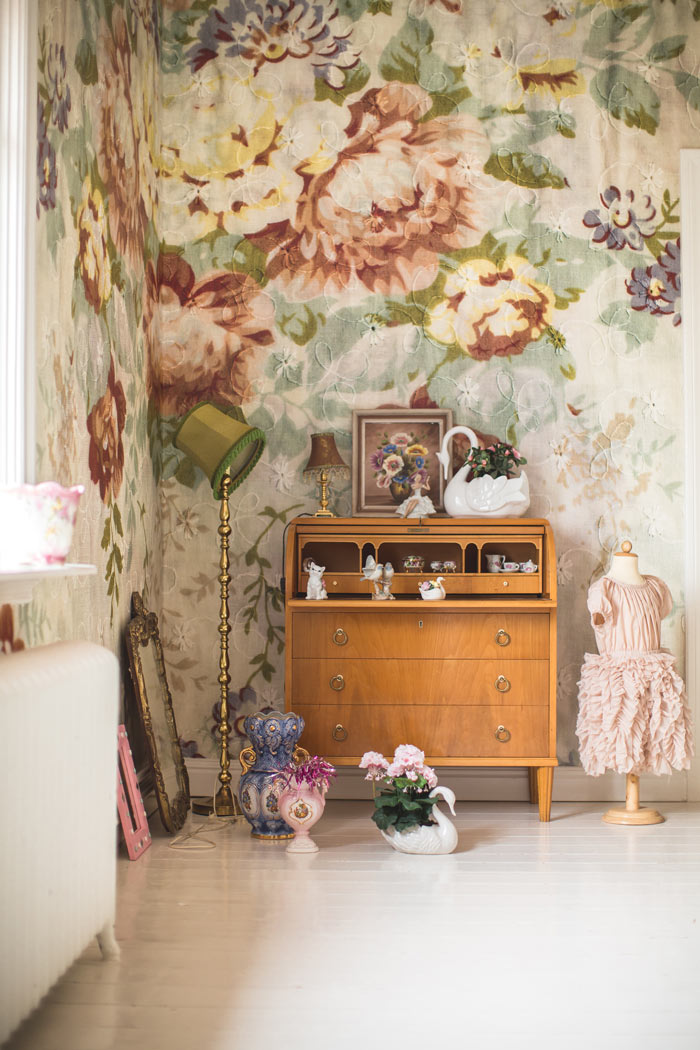 寝室のための花の壁紙,壁紙,ルーム,ピンク,インテリア・デザイン,壁