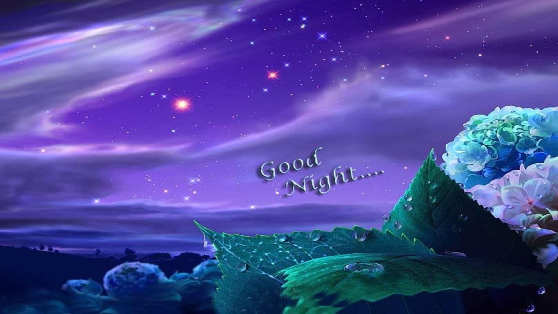 Good Night Purple Sky Wallpapers Free For Desktop Hd Sky Good Night