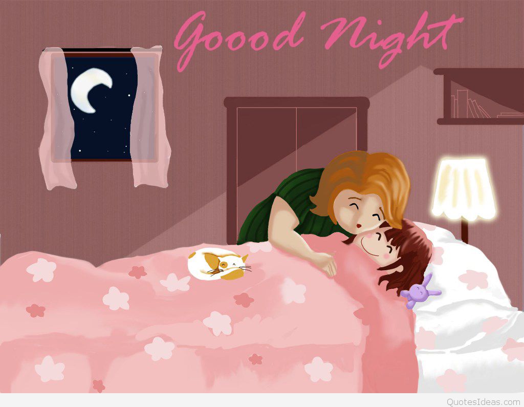 cute good night wallpapers,cartoon,pink,text,illustration,bedtime