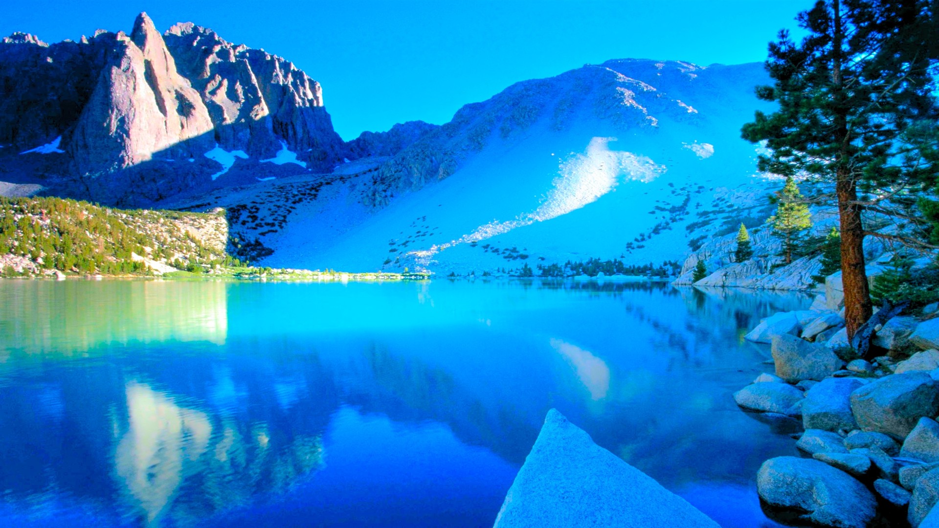 fondos de escritorio de alta calidad,paisaje natural,naturaleza,reflexión,cuerpo de agua,lago glacial