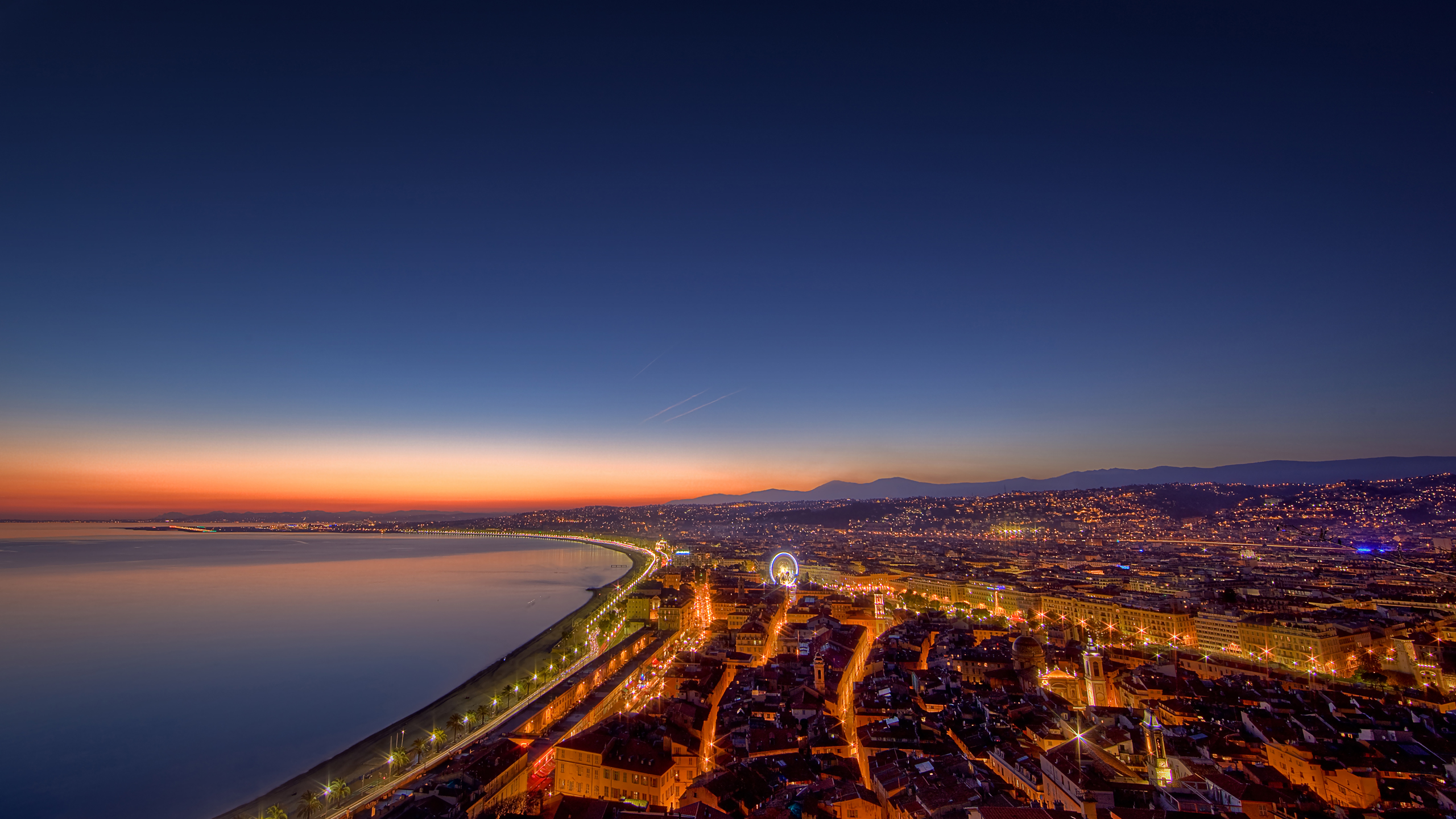 bel sfondo full hd,cielo,orizzonte,natura,notte,paesaggio urbano