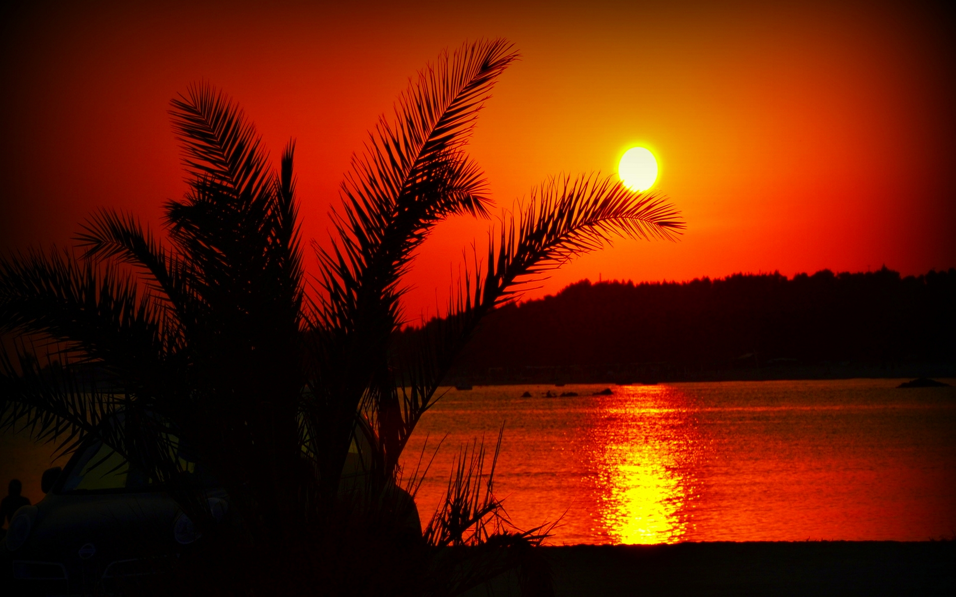 fond d'écran d'été,la nature,le coucher du soleil,ciel,horizon,rémanence