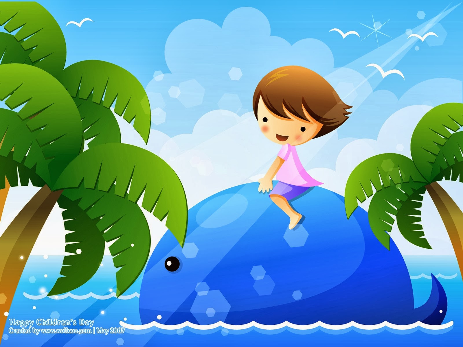 kinder wallpaper,karikatur,illustration,sommer ,animierter cartoon,baum