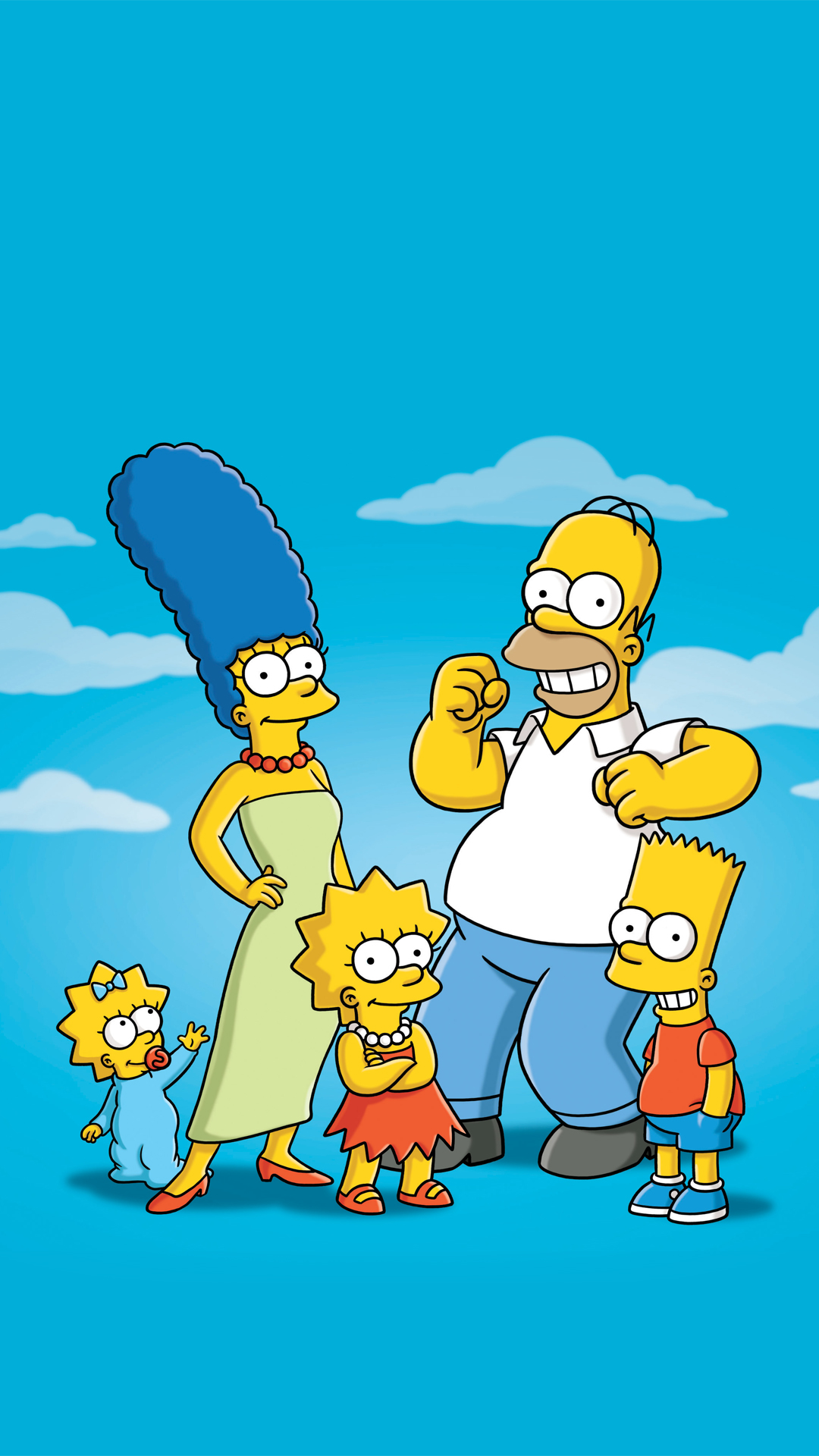 simpsons wallpaper,cartoon,animated cartoon,illustration,child,animation