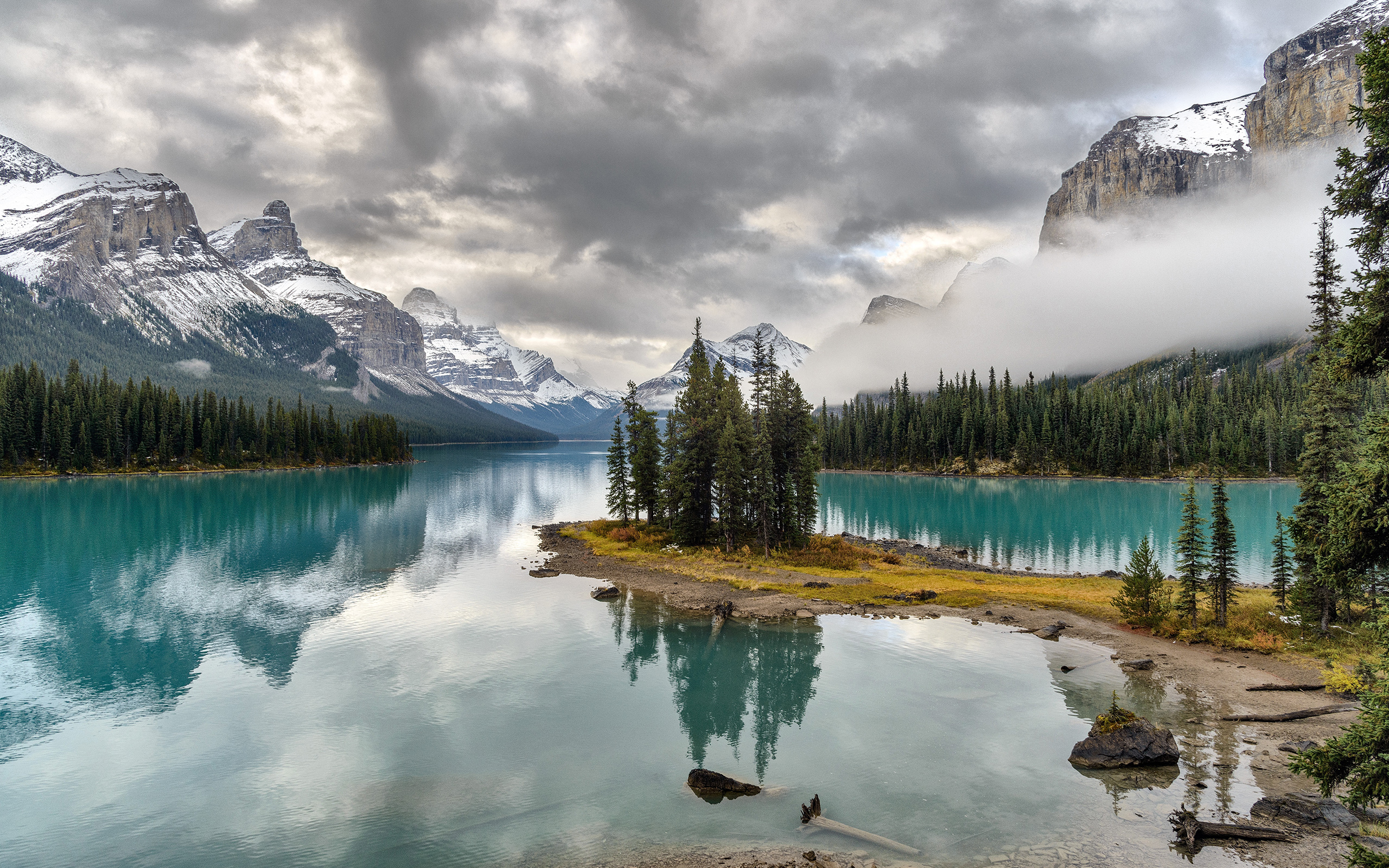 壁紙カナダ,自然の風景,自然,水域,反射,山