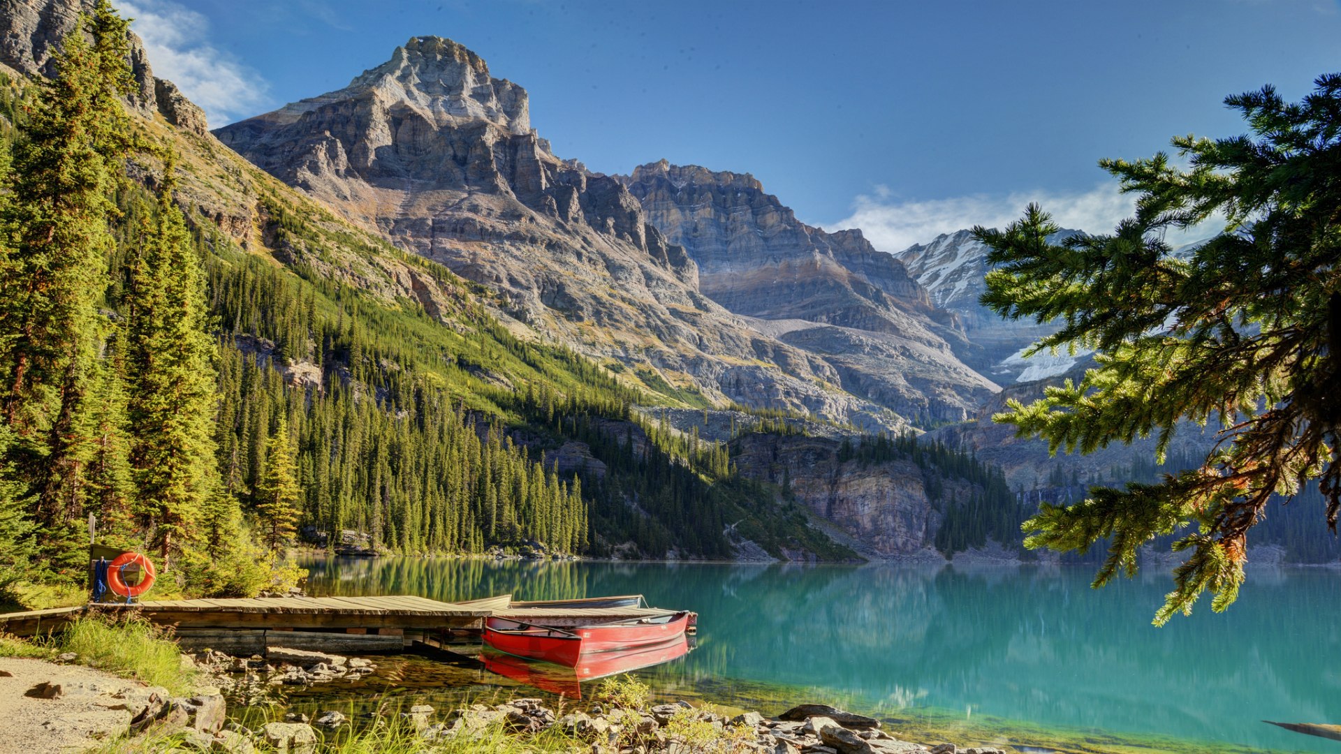 carta da parati canada,montagna,paesaggio naturale,natura,catena montuosa,lago