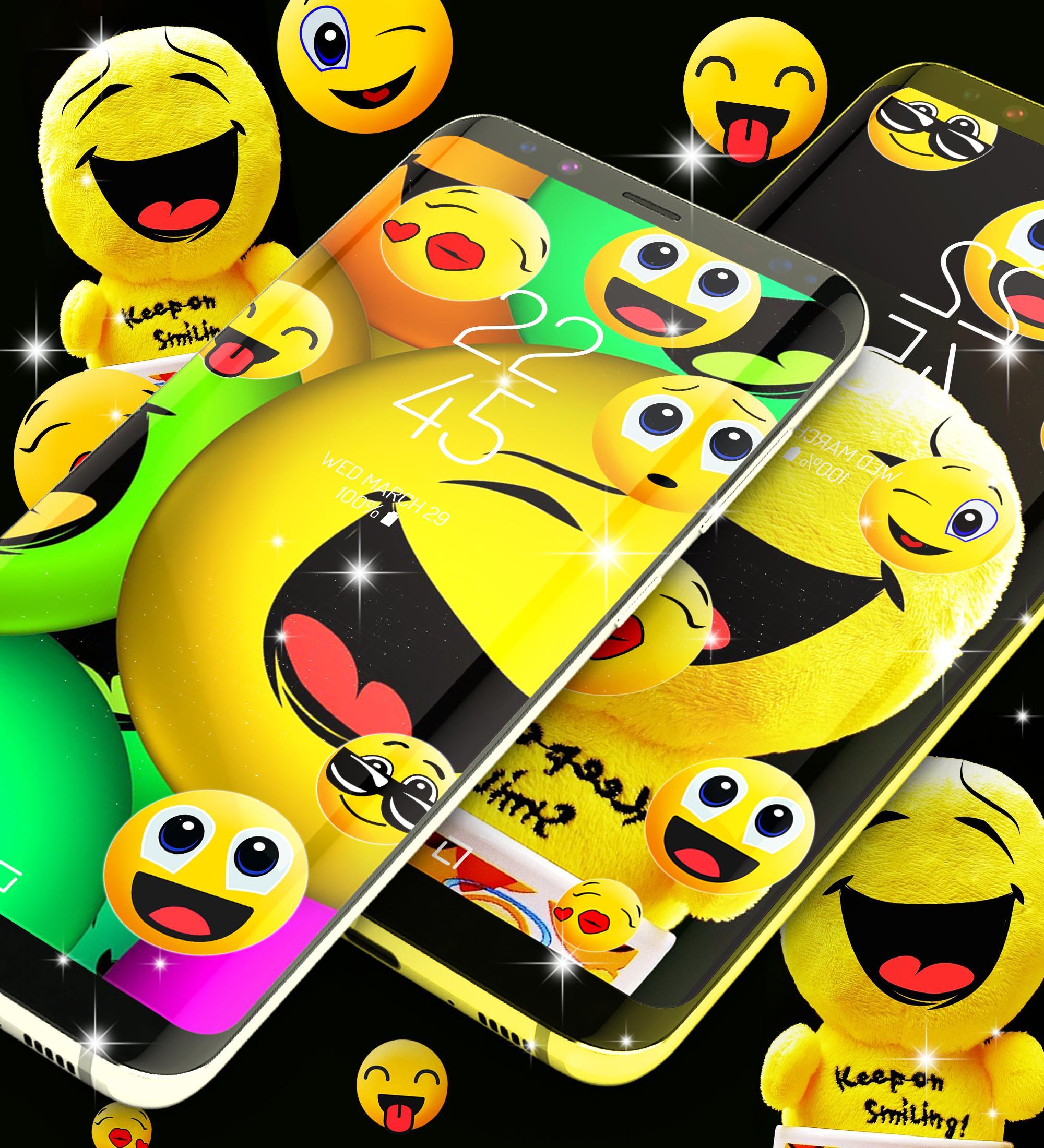 emoji live wallpaper,emoticon,smiley,toy,font,icon
