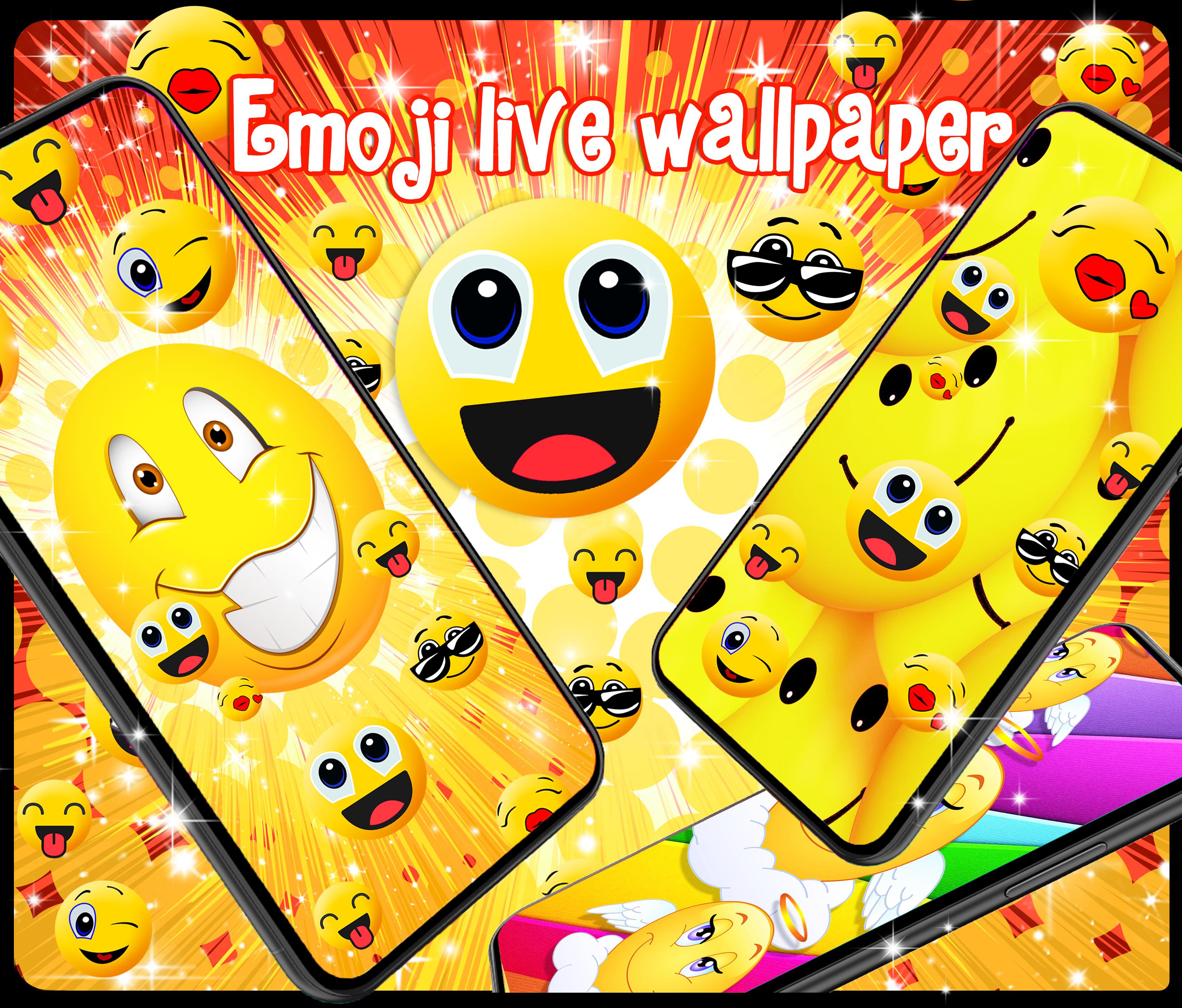 emoji live wallpaper,gelb