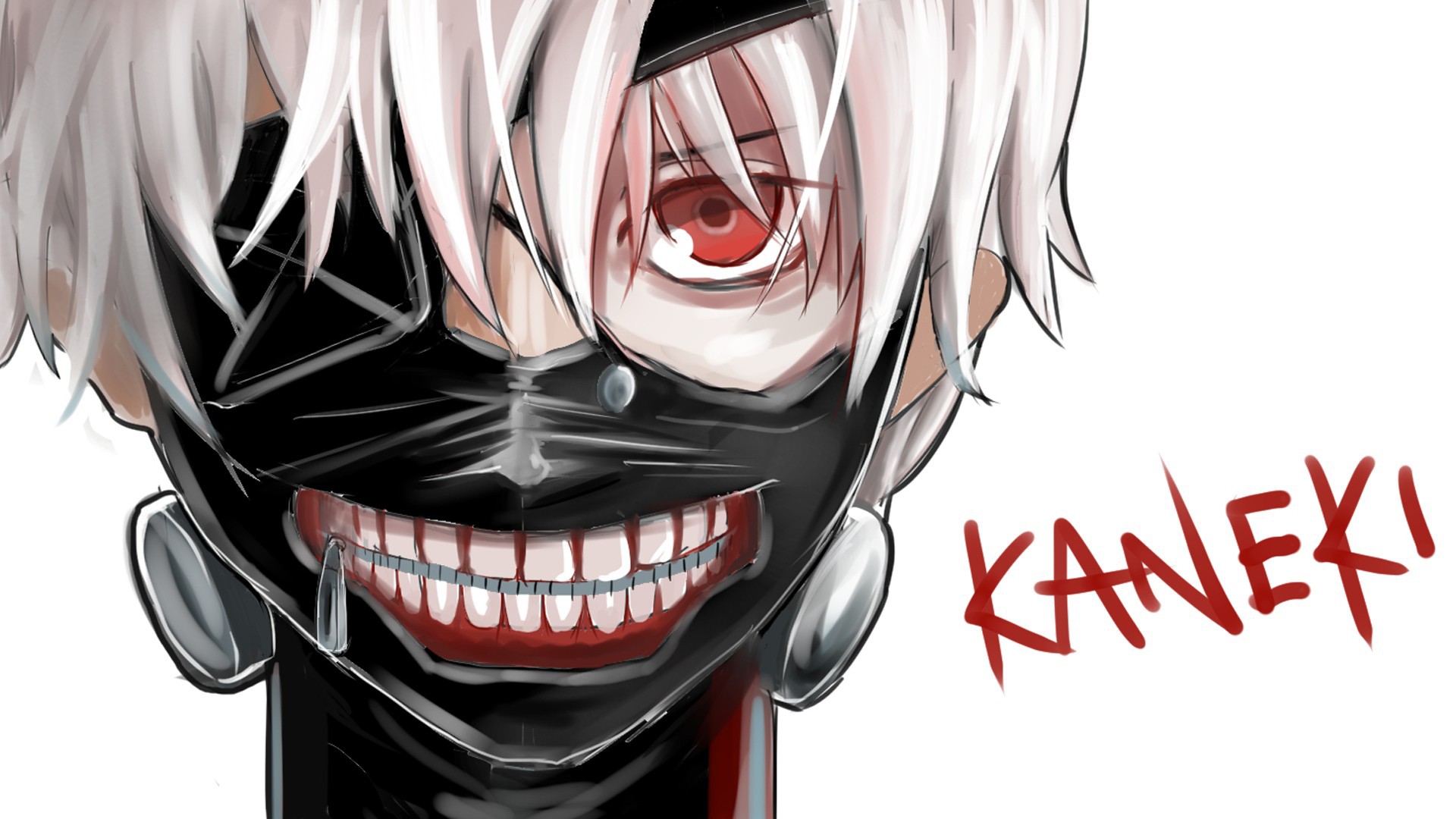 kaneki wallpaper,face,cartoon,facial expression,anime,mouth