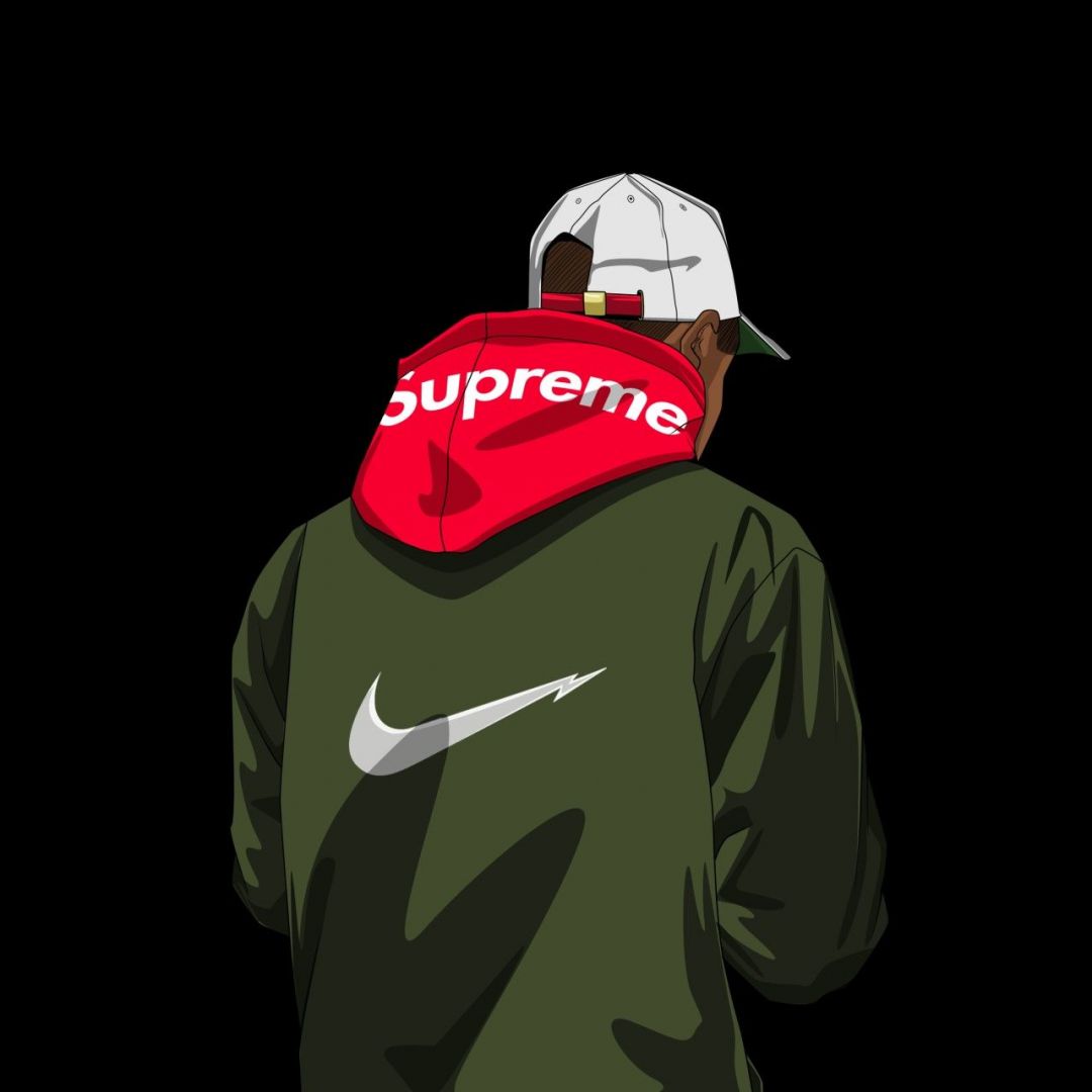 hypebeast wallpaper,jacke,grün,oberbekleidung,rot,illustration