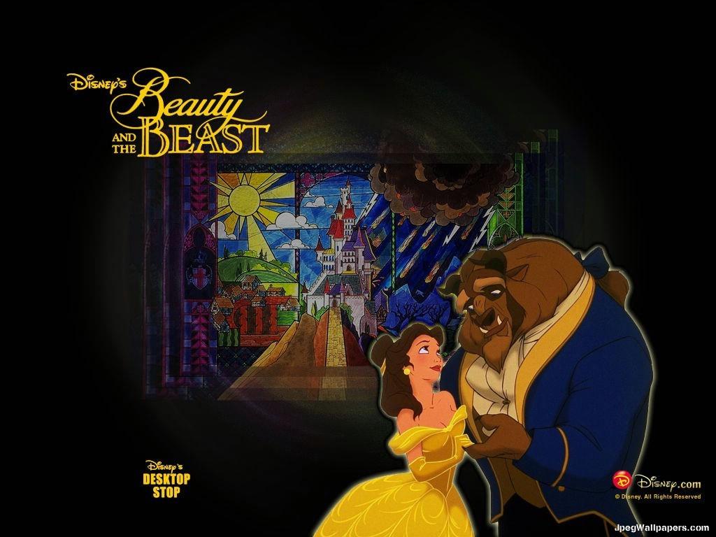 beauty and the beast wallpaper,text,illustration,art,graphic design,world