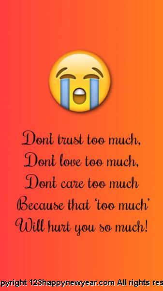 sad wallpapers for whatsapp,text,facial expression,yellow,orange,font