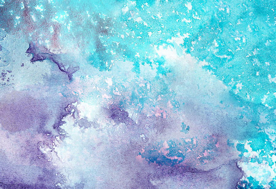水彩画の壁紙,青い,紫の,空,ターコイズ,アクア