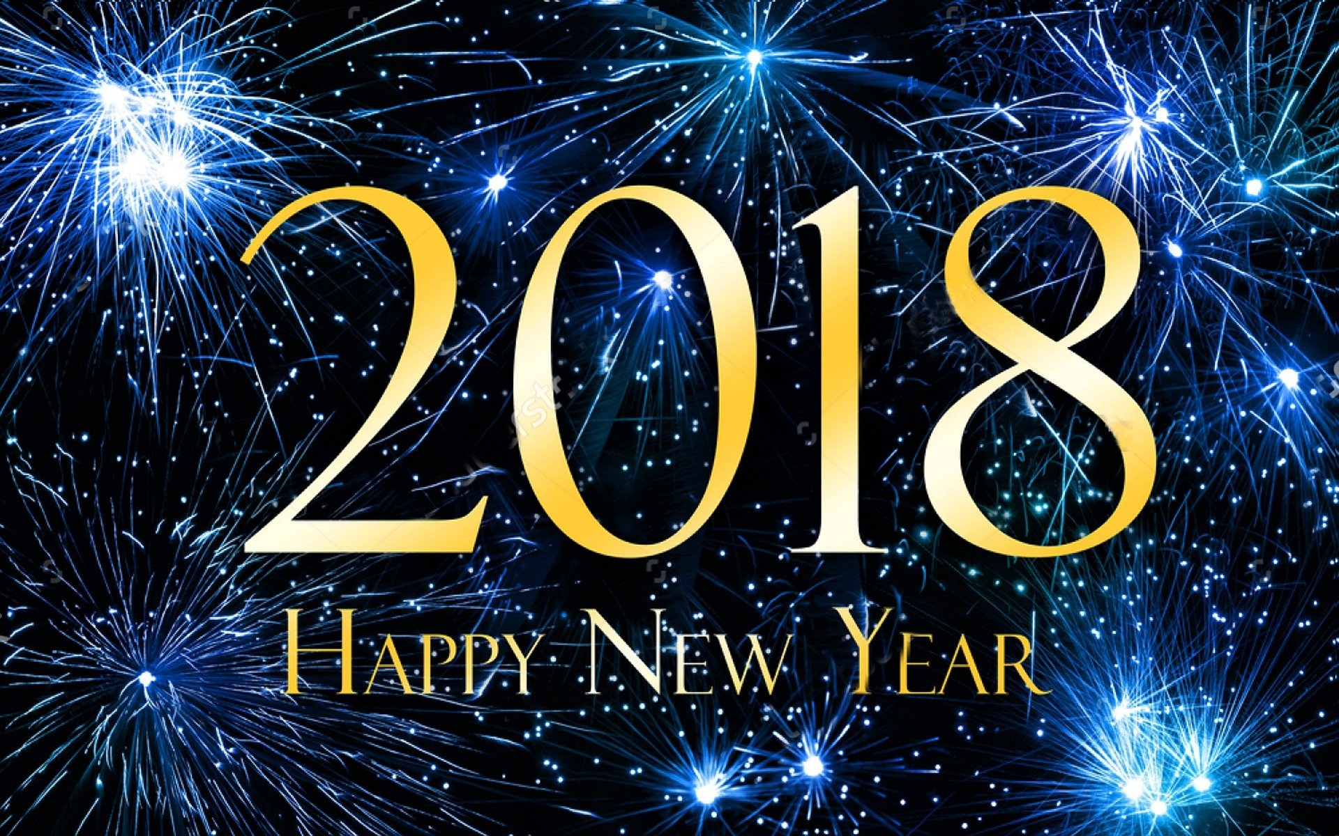 새해 복 많이 받으세요 2018 월페이퍼,불꽃,새해,설날,본문,휴일