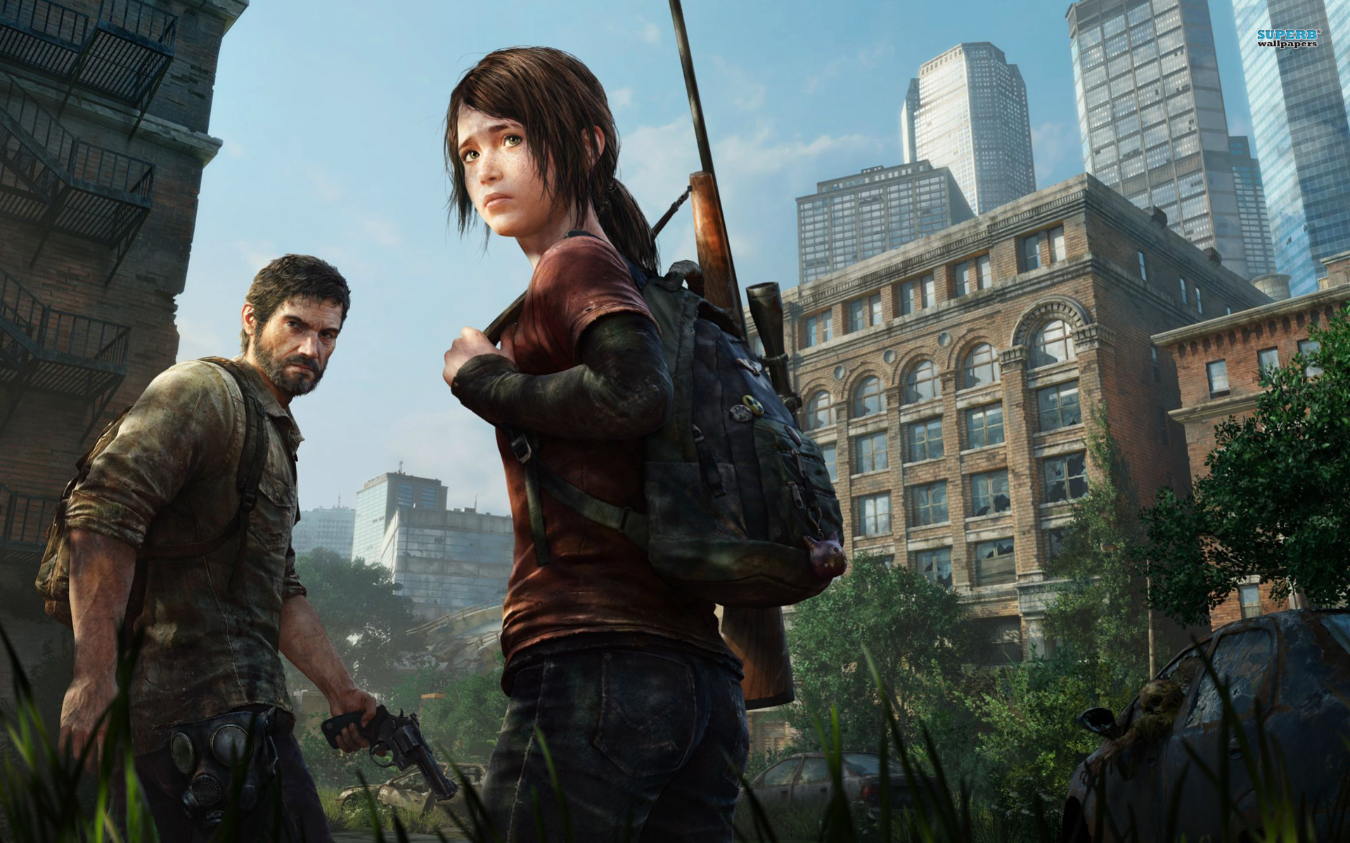 the last of us wallpaper,action adventure game,pc game,screenshot,adventure game,digital compositing