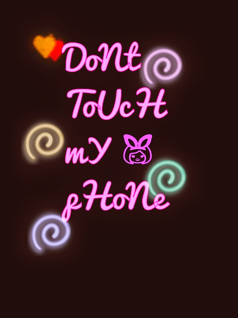 dont touch my phone wallpaper,text,font,pink,neon,light
