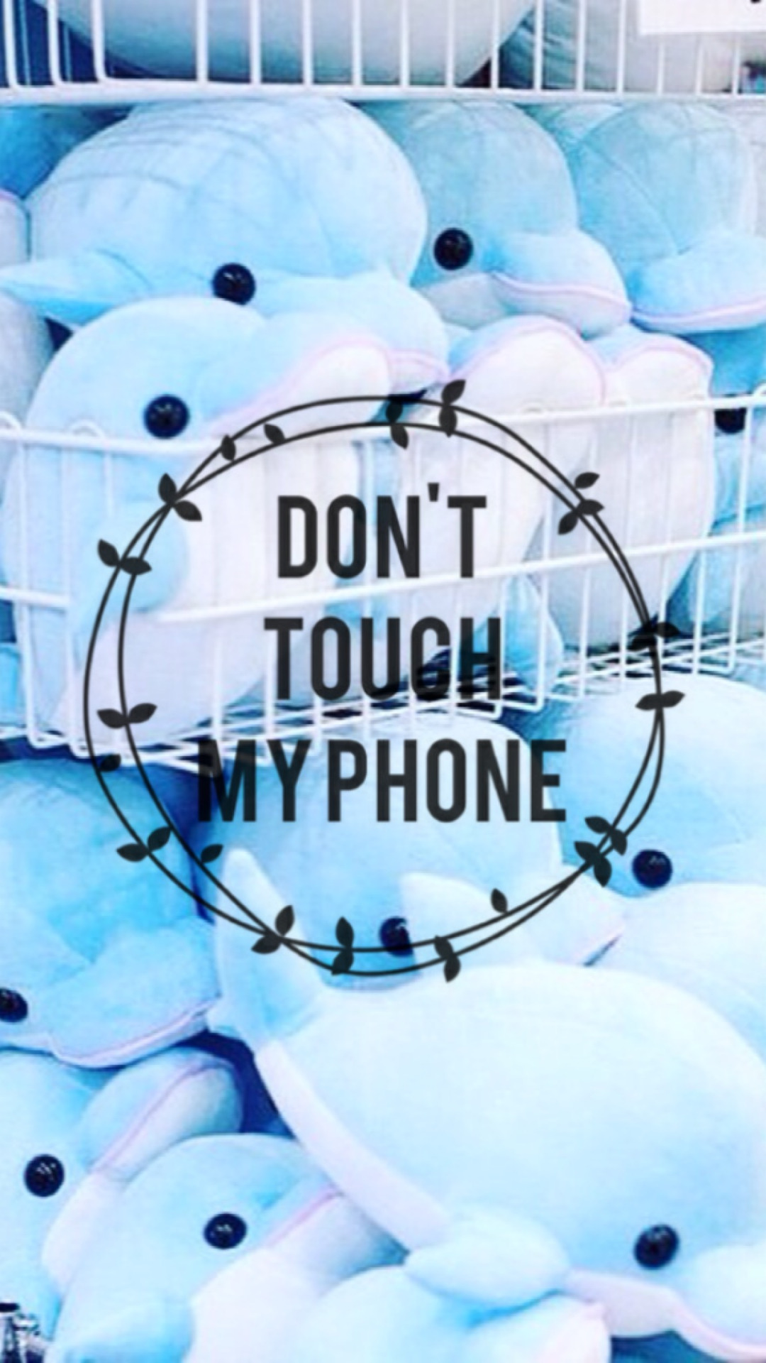 dont touch my phone wallpaper,blue