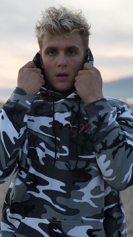 jake paul wallpaper,jacket,outerwear,hairstyle,camouflage,cool