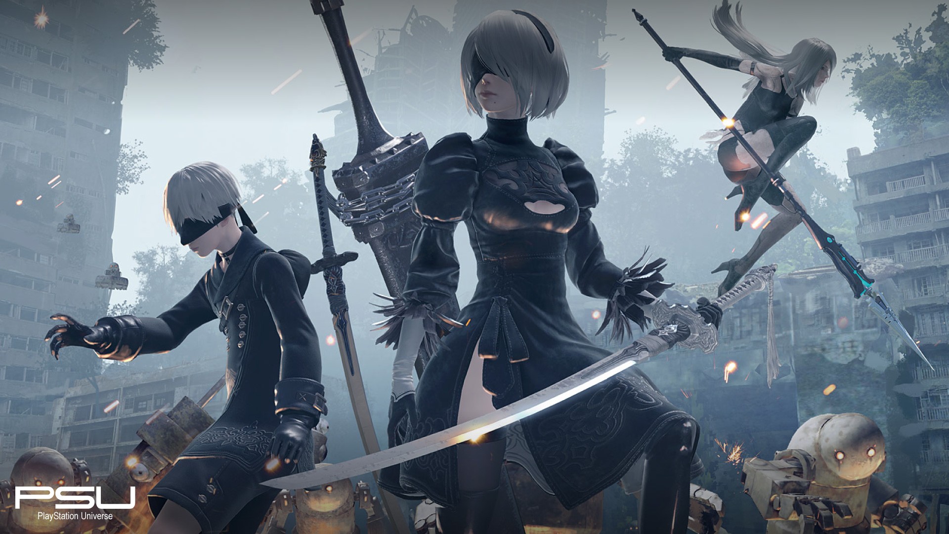 nier automata wallpaper,action adventure game,strategy video game,pc game,cg artwork,adventure game