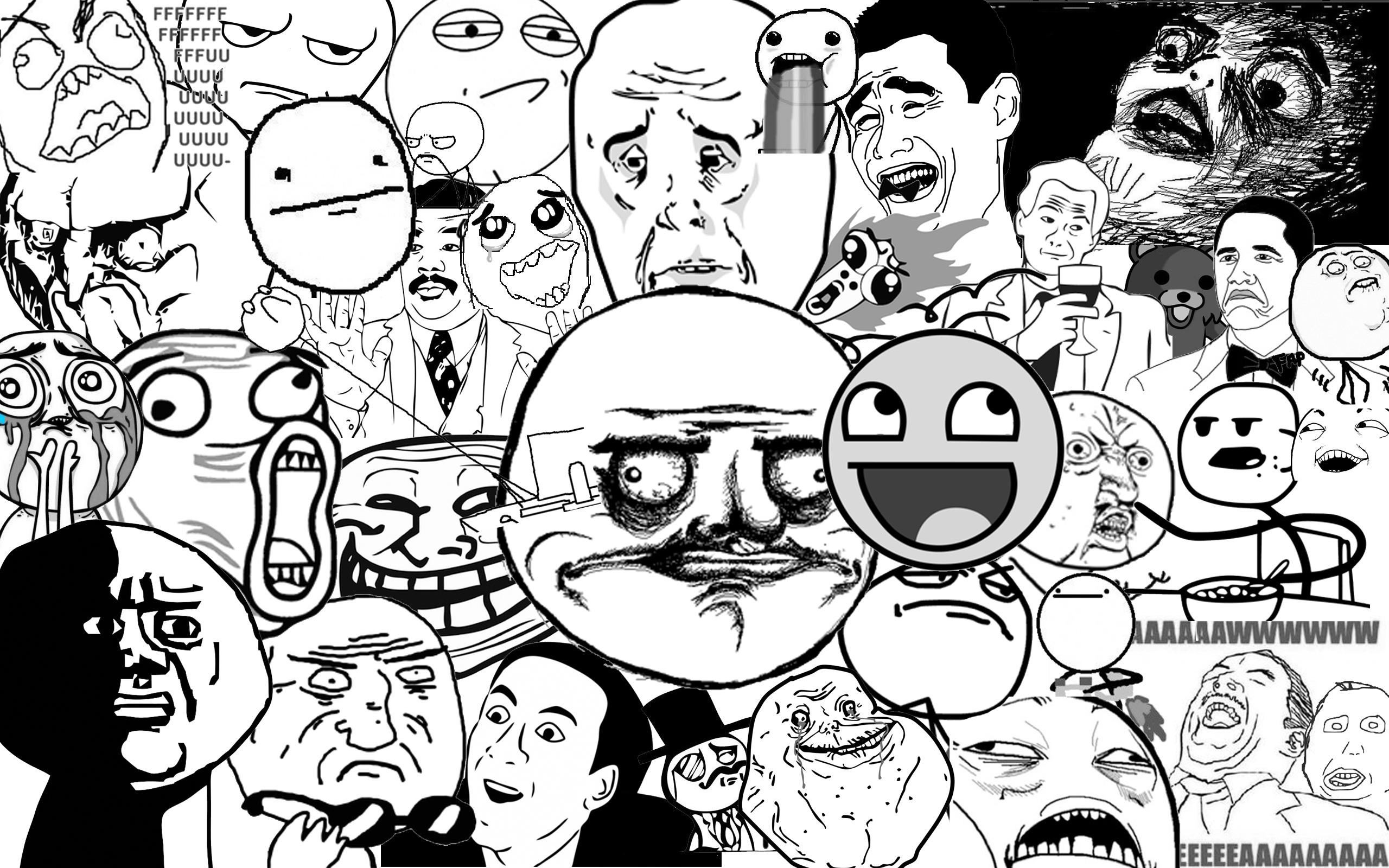 meme wallpaper,people,social group,facial expression,cartoon,head