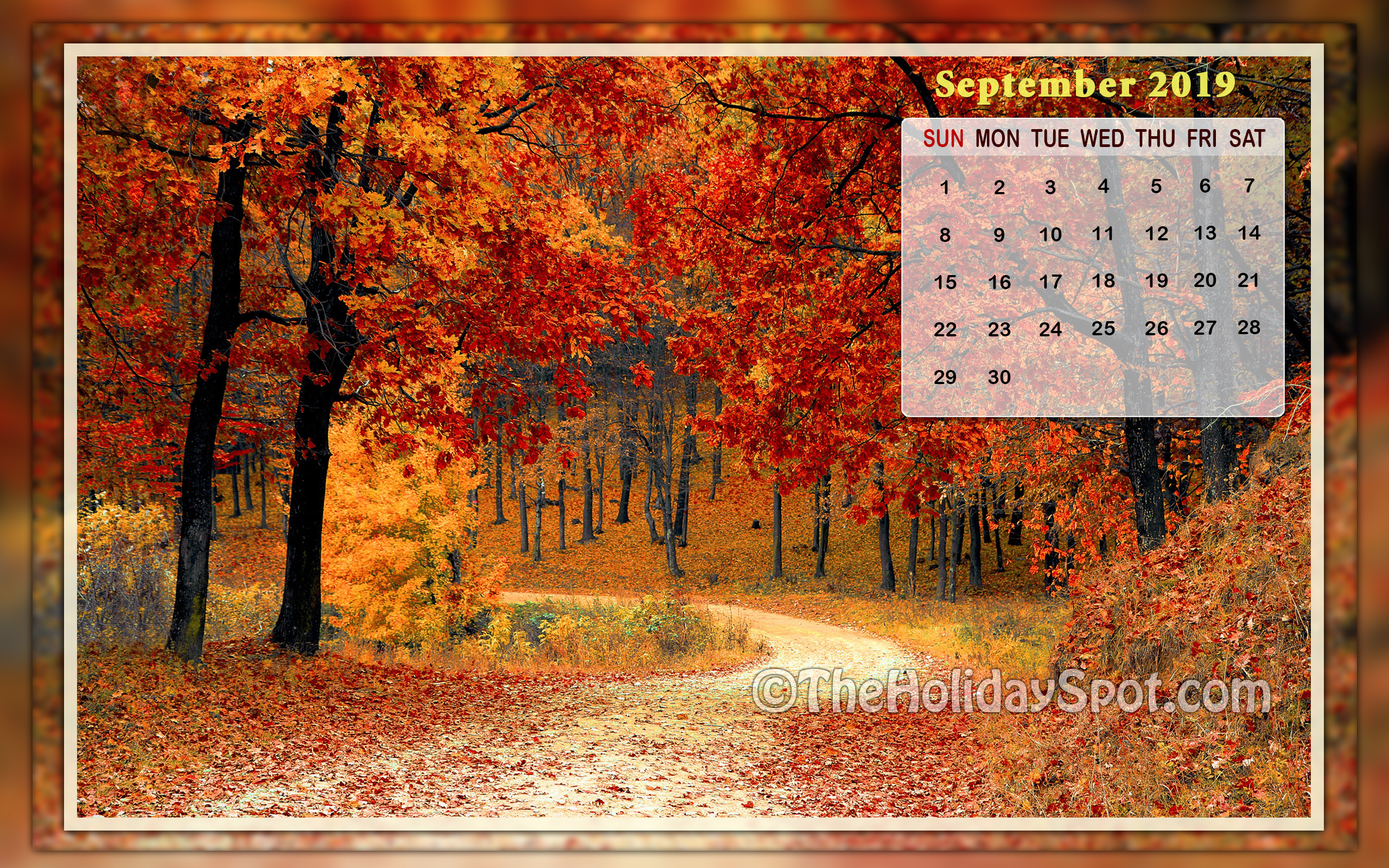 calendar wallpaper,nature,tree,leaf,natural landscape,autumn