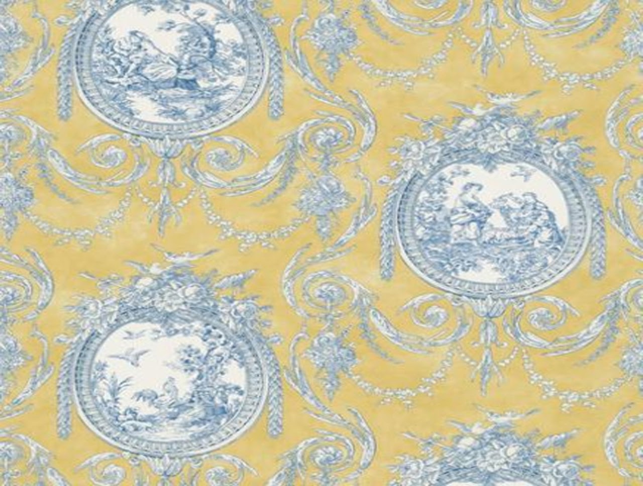 waverly wallpaper,pattern,blue,yellow,design,visual arts