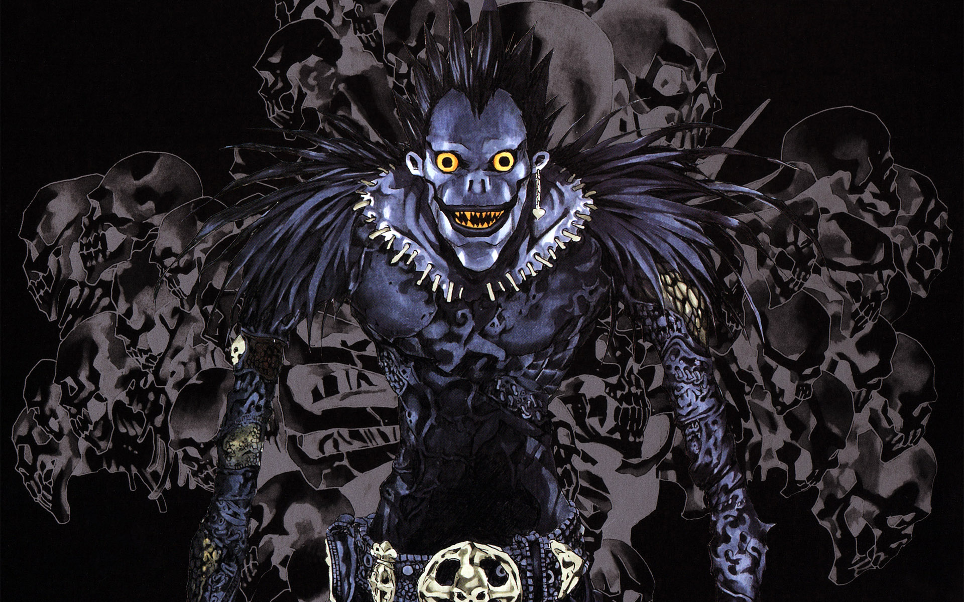 death wallpaper,darkness,illustration,fictional character,demon,graphic design