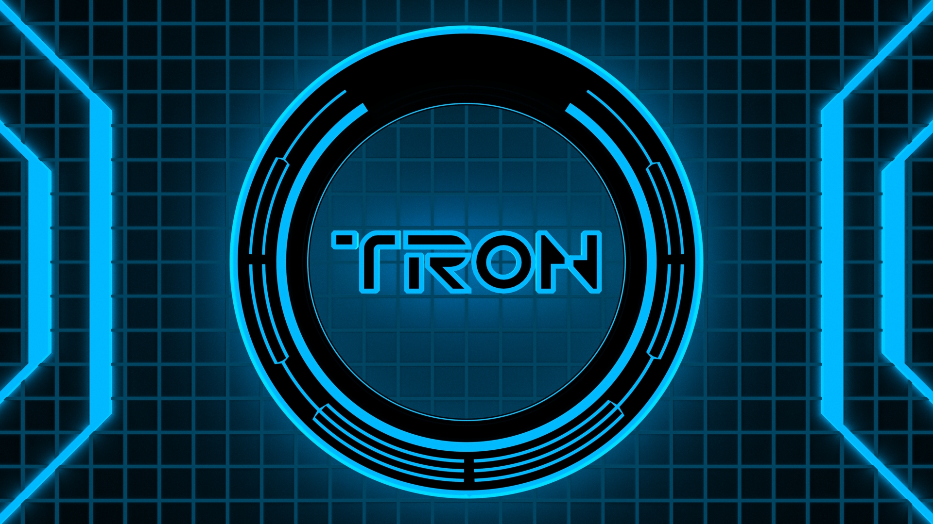 fond d'écran tron,bleu,cercle,texte,néon,bleu électrique