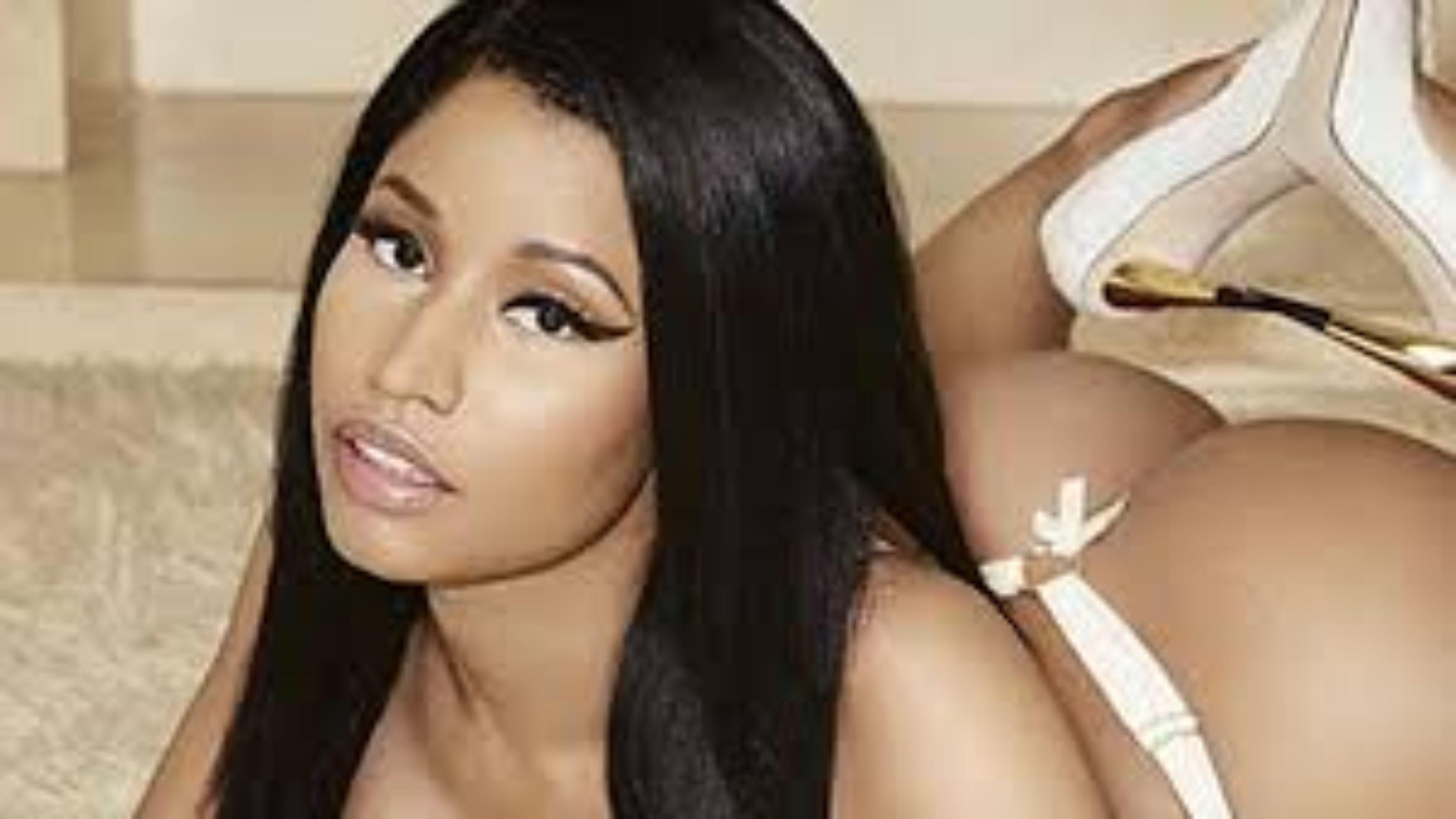 nicki minaj wallpaper,hair,beauty,black hair,skin,long hair