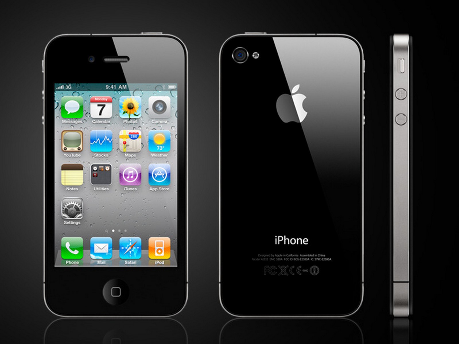 아이폰 4s 바탕 화면,휴대 전화,간단한 기계 장치,통신 장치,스마트 폰,휴대용 통신 장치