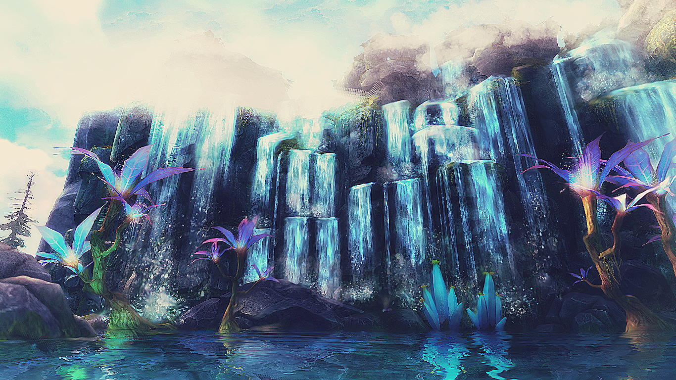fondo de pantalla perfecto,naturaleza,agua,cielo,ilustración,arte