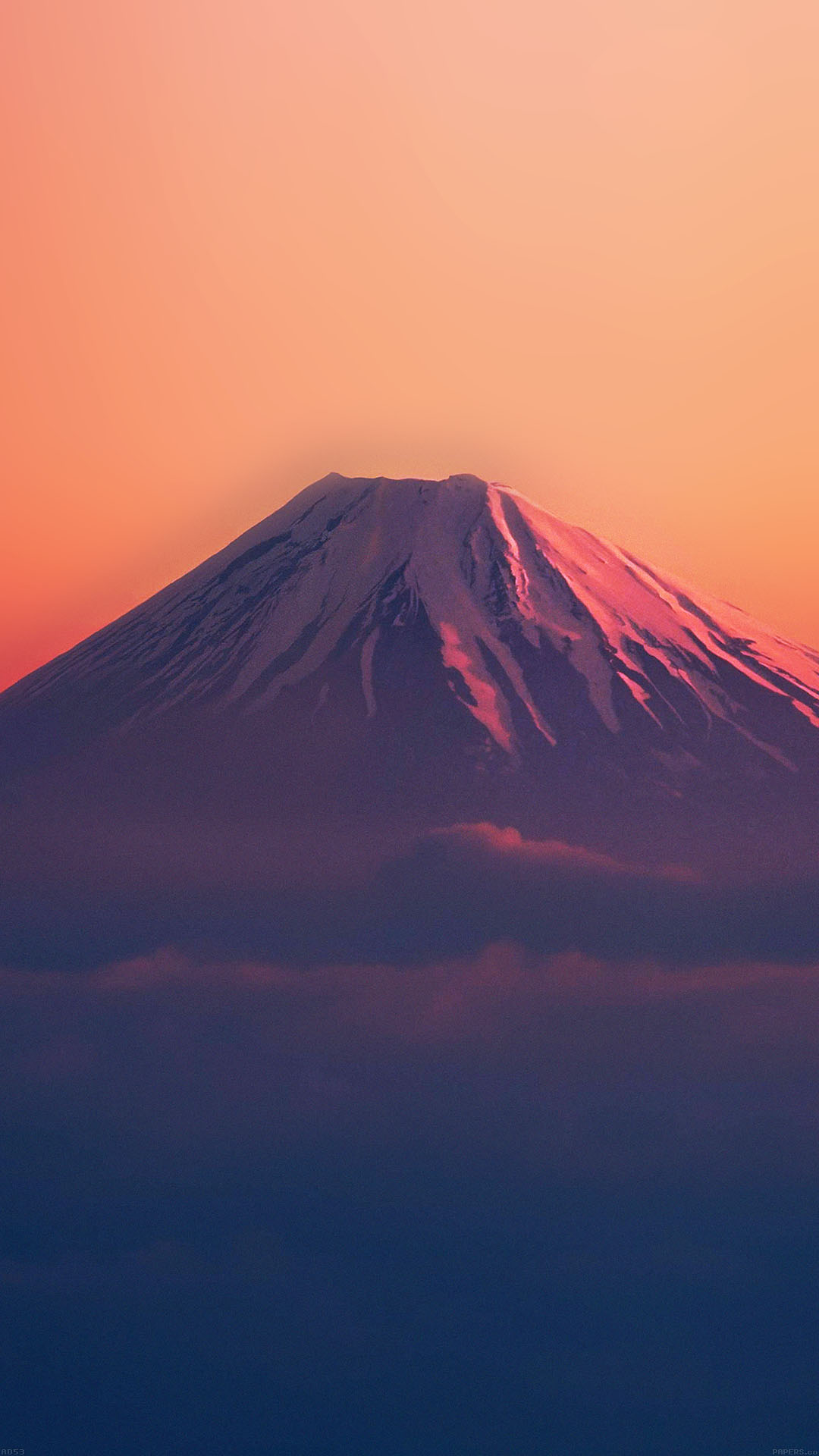 iphone 6 wallpaper full hd,sky,stratovolcano,mountainous landforms,mountain,extinct volcano