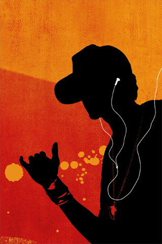 Ipod 5の壁紙 緑 紫の 青い バイオレット 光 7955 Wallpaperuse