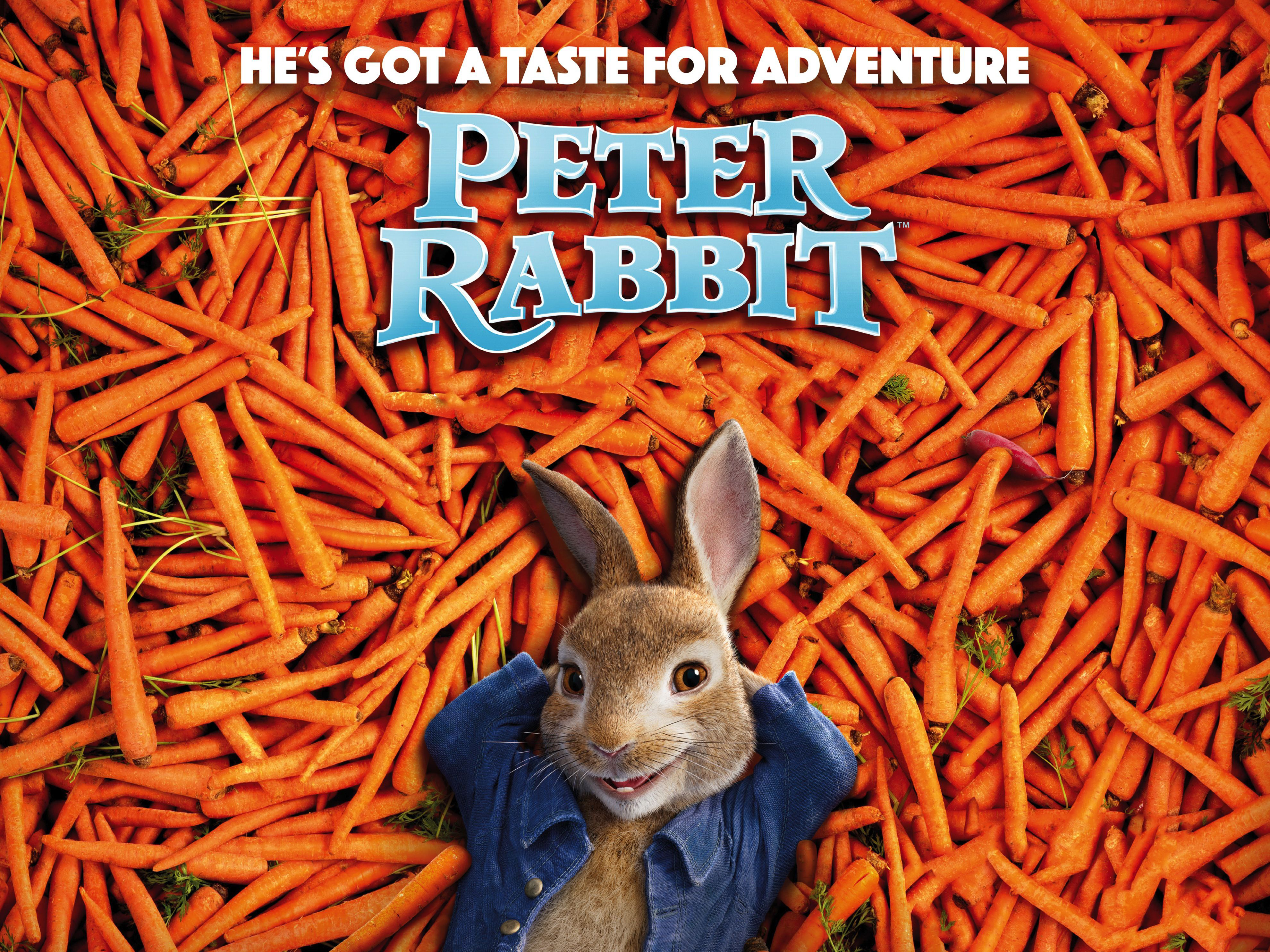 peter rabbit wallpaper,rabbit,rabbits and hares,organism,plant,carrot