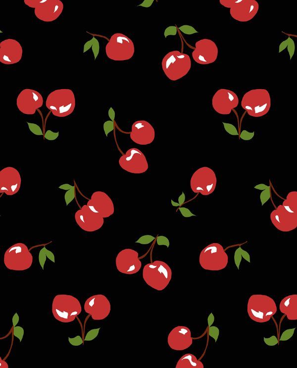 cherry wallpaper,red,pattern,cherry,pink,leaf