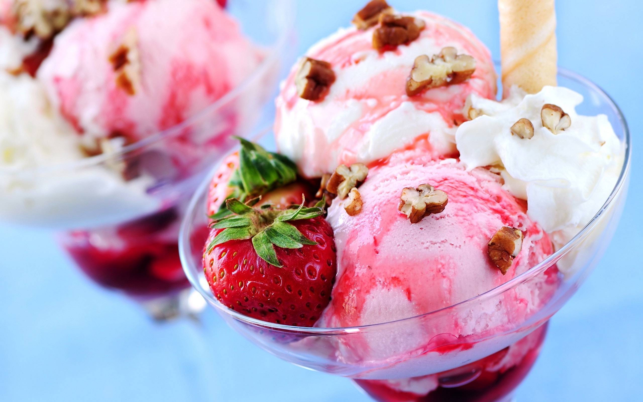 fondo de pantalla de helado,comida,helado,helado,helado con frutas y nueces,yogurt congelado