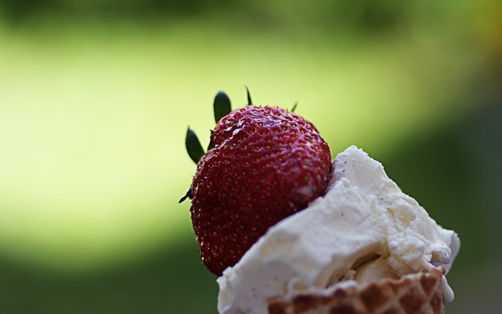 ice cream wallpaper,strawberry,frozen dessert,strawberries,food,sweetness
